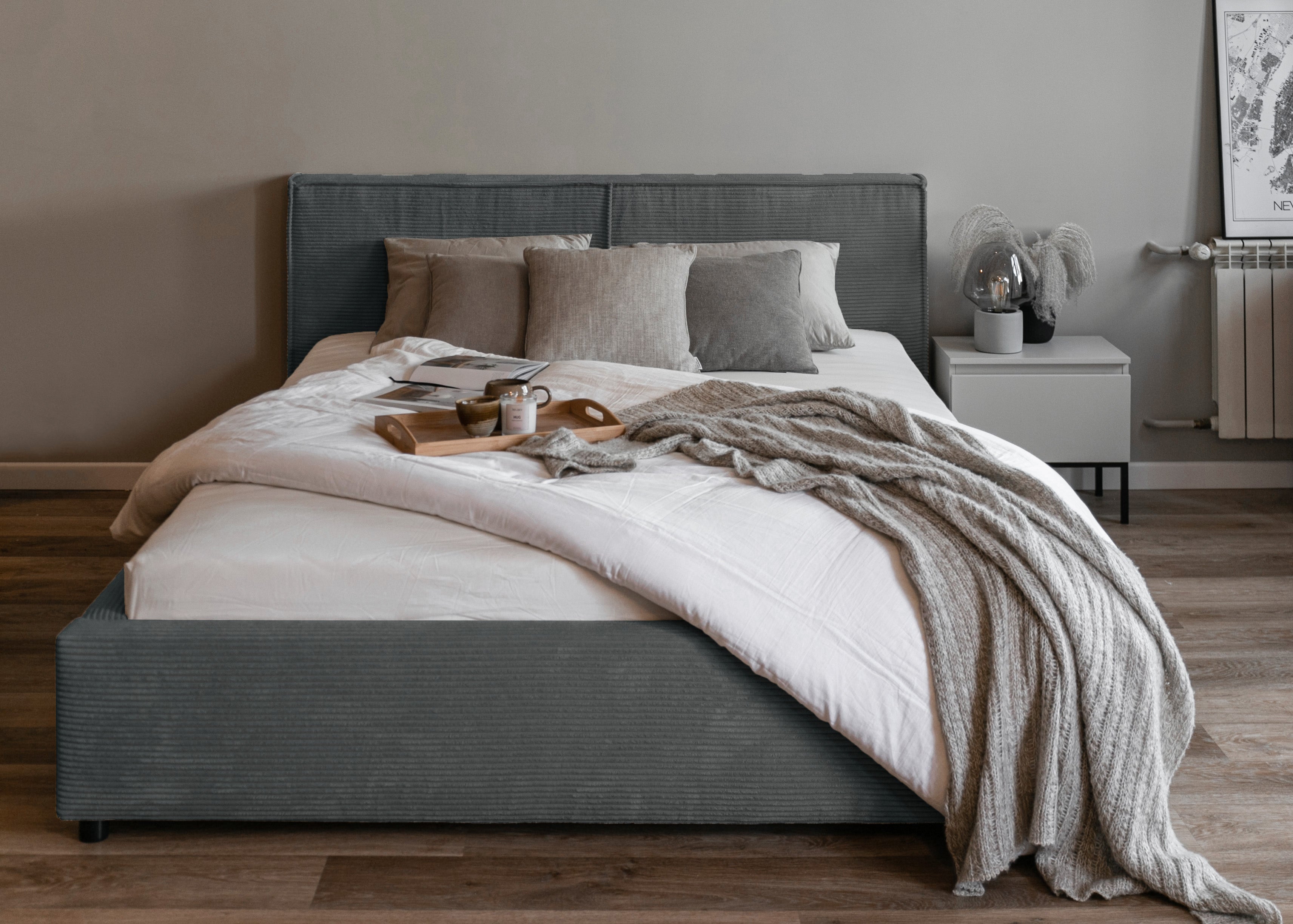 selsey-farese-gepolstertes-bett-180x200-cm-mit-stauraum-gasdruckfeder-grau-cord image 3