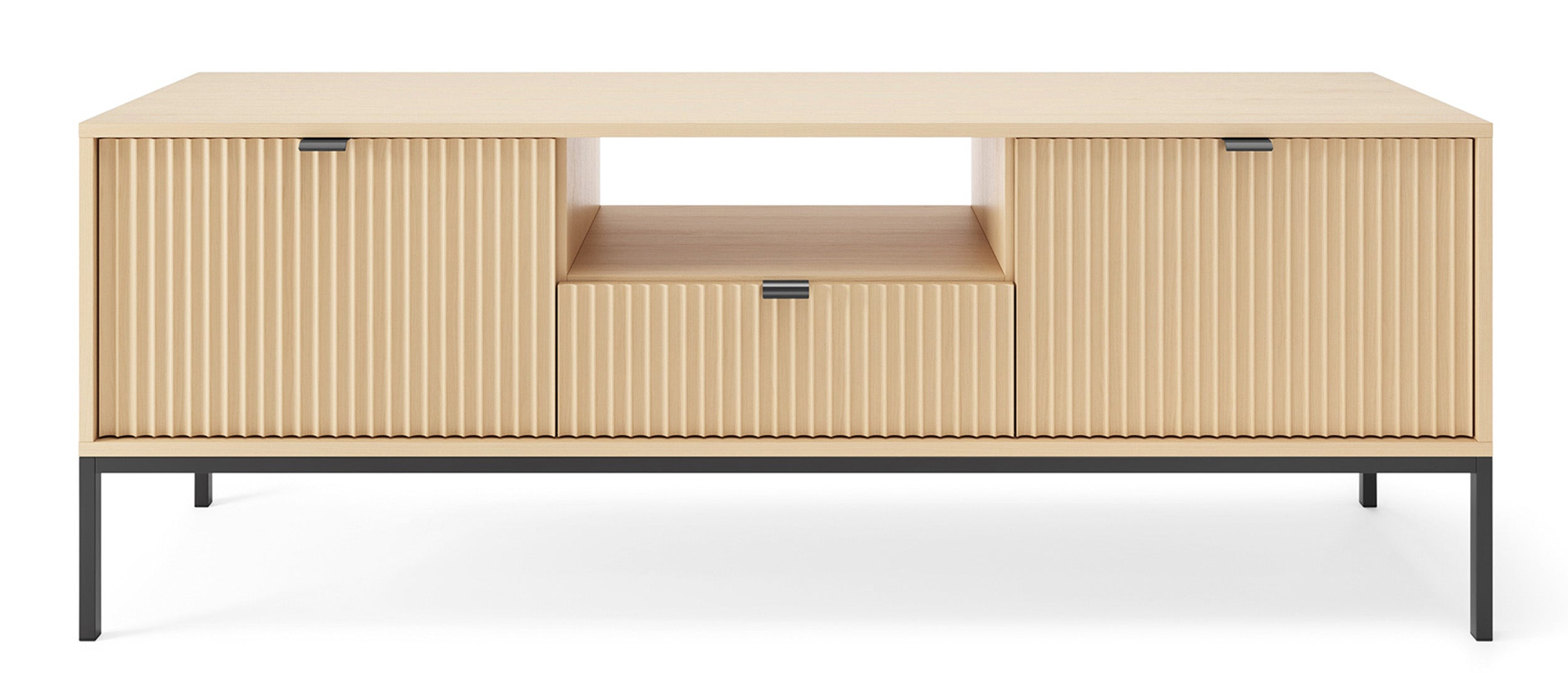 selsey-vellore-tv-schrank-154-cm-mit-schublade-vicenza-eiche-mit-rillenfront-auf image 7
