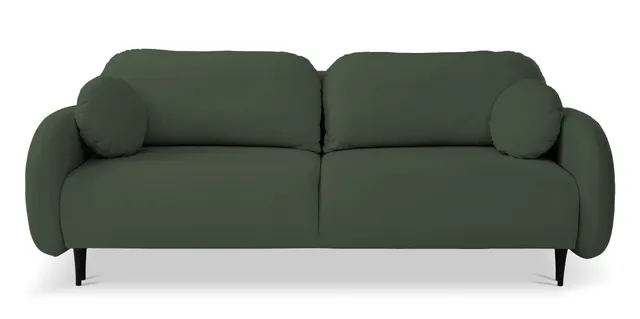 selsey-bafra-ausziehbares-sofa-mit-schlaffunktion-und-bettkasten-olivgr-ner-samt image 1
