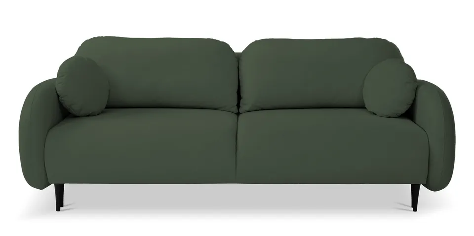 selsey-bafra-ausziehbares-sofa-mit-schlaffunktion-und-bettkasten-olivgr-ner-samt image 1