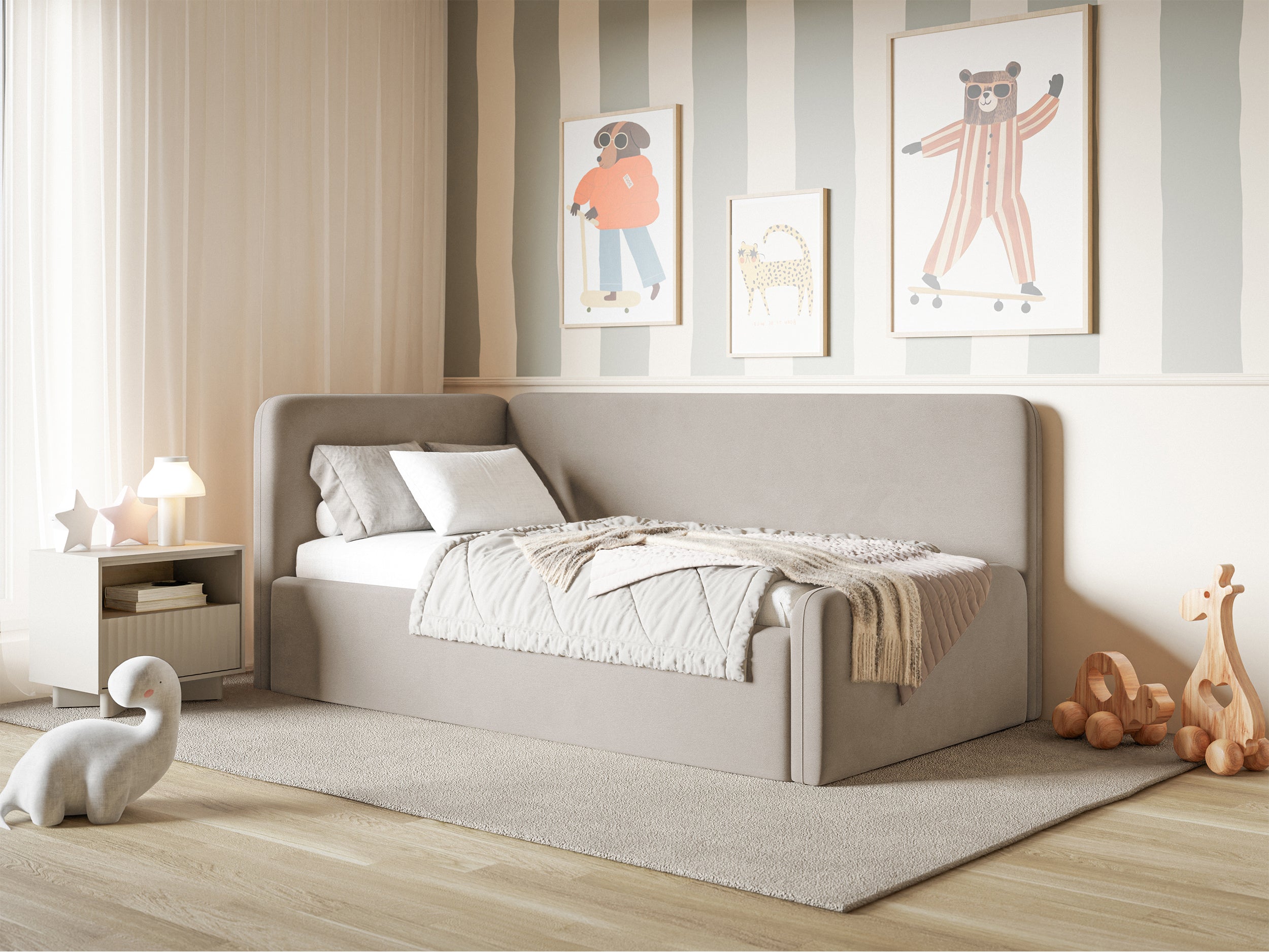 selsey-fanklo-jugendbett-90x200-cm-linksseitig-mit-stauraum-und-schutzgittern-gr image 5