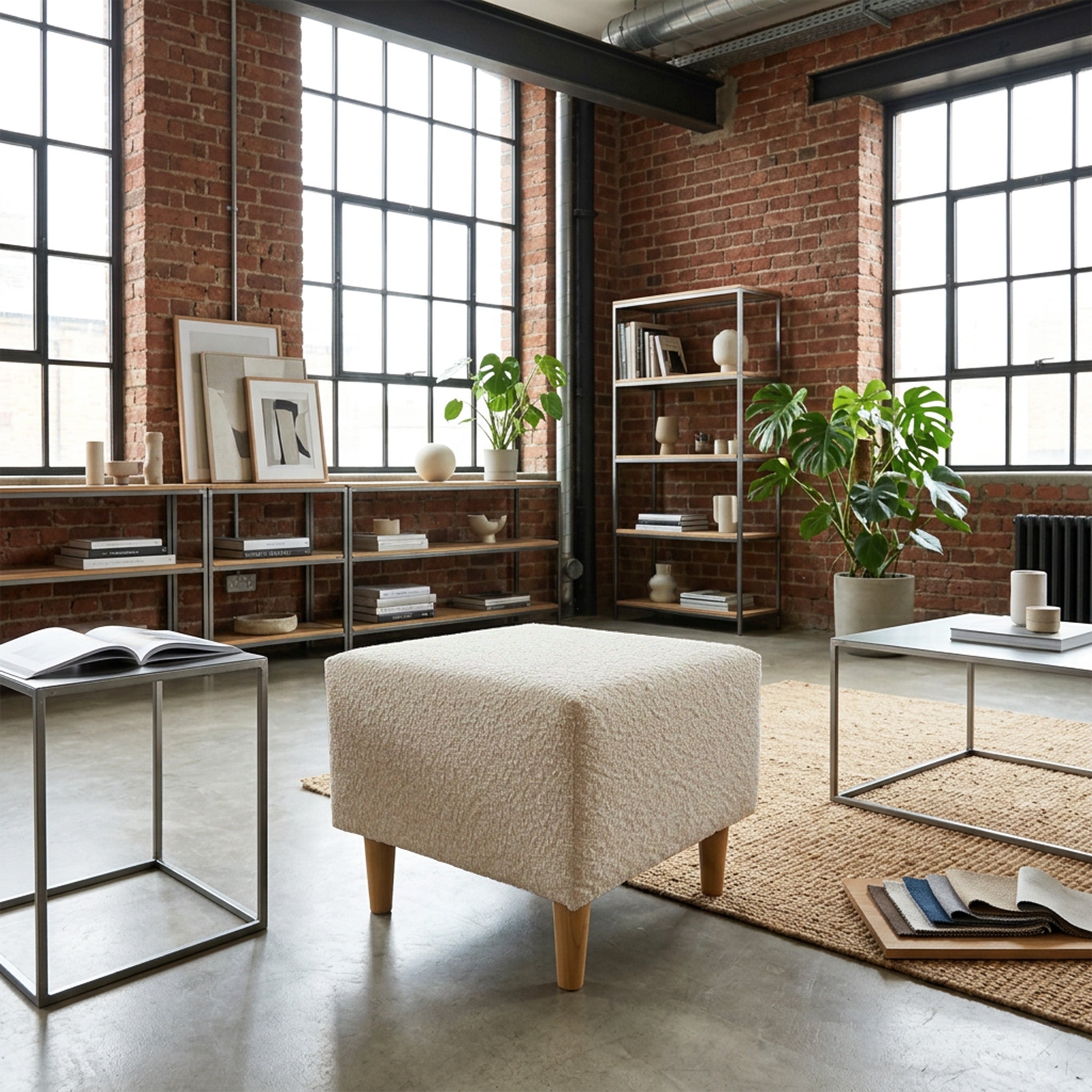 selsey-teddlo-ohrensessel-mit-fu-hocker-beige-chenille-buchenholzbeine image 3