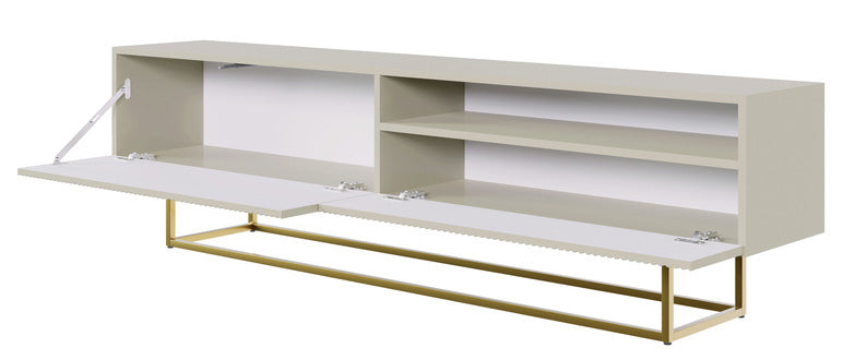 selsey-veldio-tv-schrank-175-cm-mit-gefr-ster-front-und-nische-grau-beige-mit-go image 2