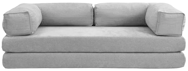 selsey-semassy-zweisitziges-schlafsofa-hellgrau-chenille-metallrahmen image 1