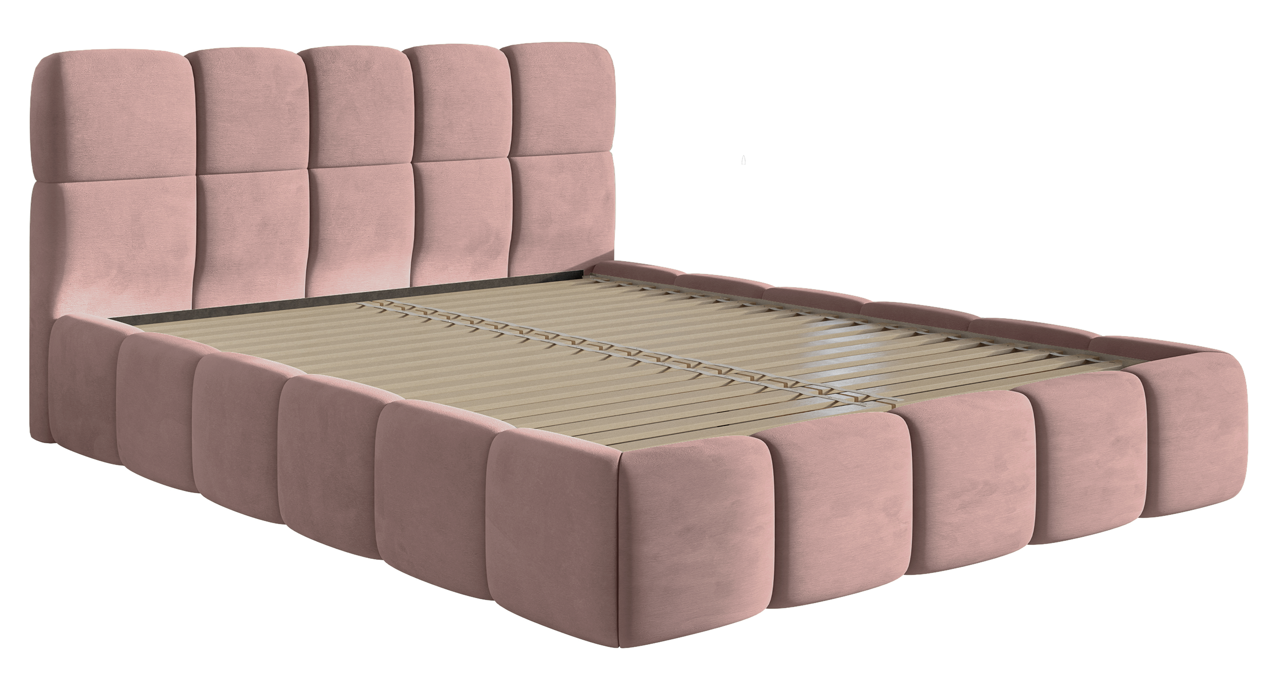 selsey-cloudy-gepolstertes-bett-160x200-cm-hellrosa-velours-wasserabweisend image 5