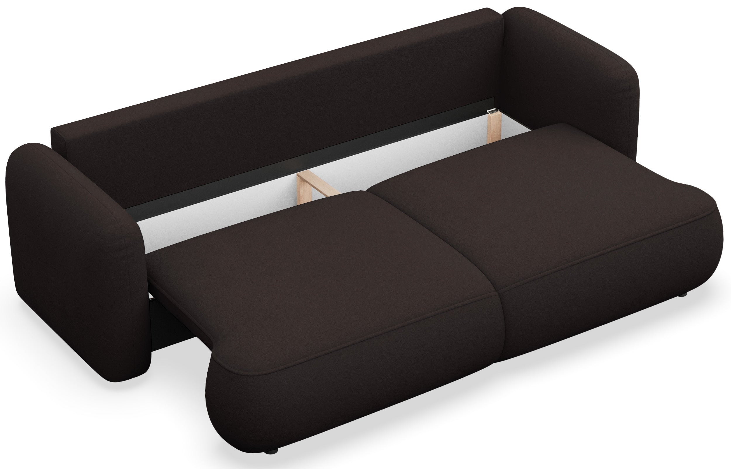 selsey-tvoya-drei-sitzer-schlafsofa-aus-braunem-chenille-mit-dl-automatik image 4