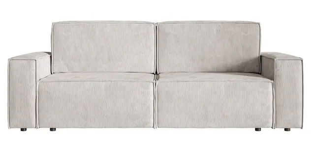 selsey-copertino-dreisitziges-ausklappbares-schlafsofa-sand-cordstoff image 1