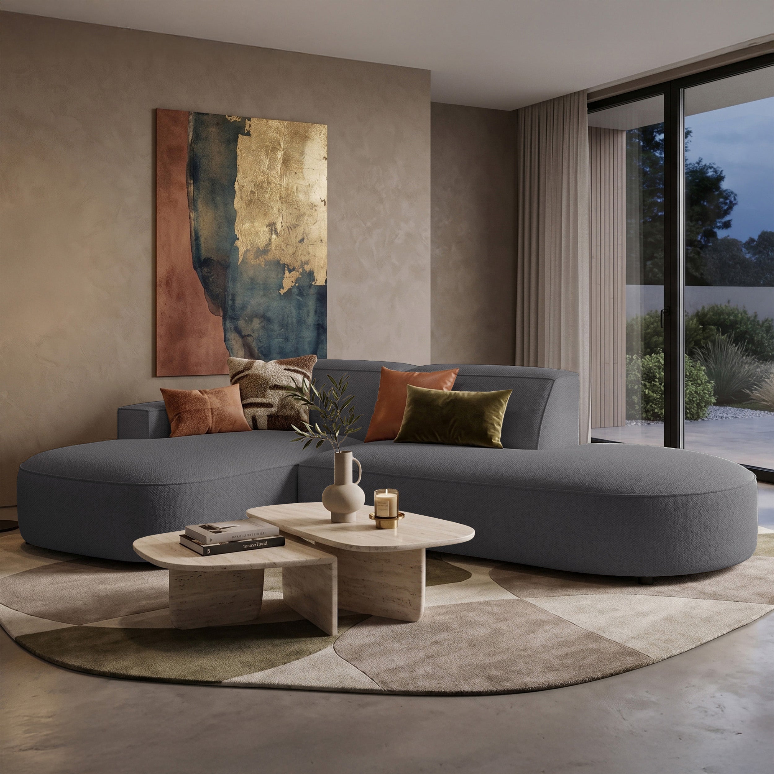 selsey-sallmo-modulares-ecksofa-l-form-klein-links-dunkelgrauer-hydrophober-chen image 2