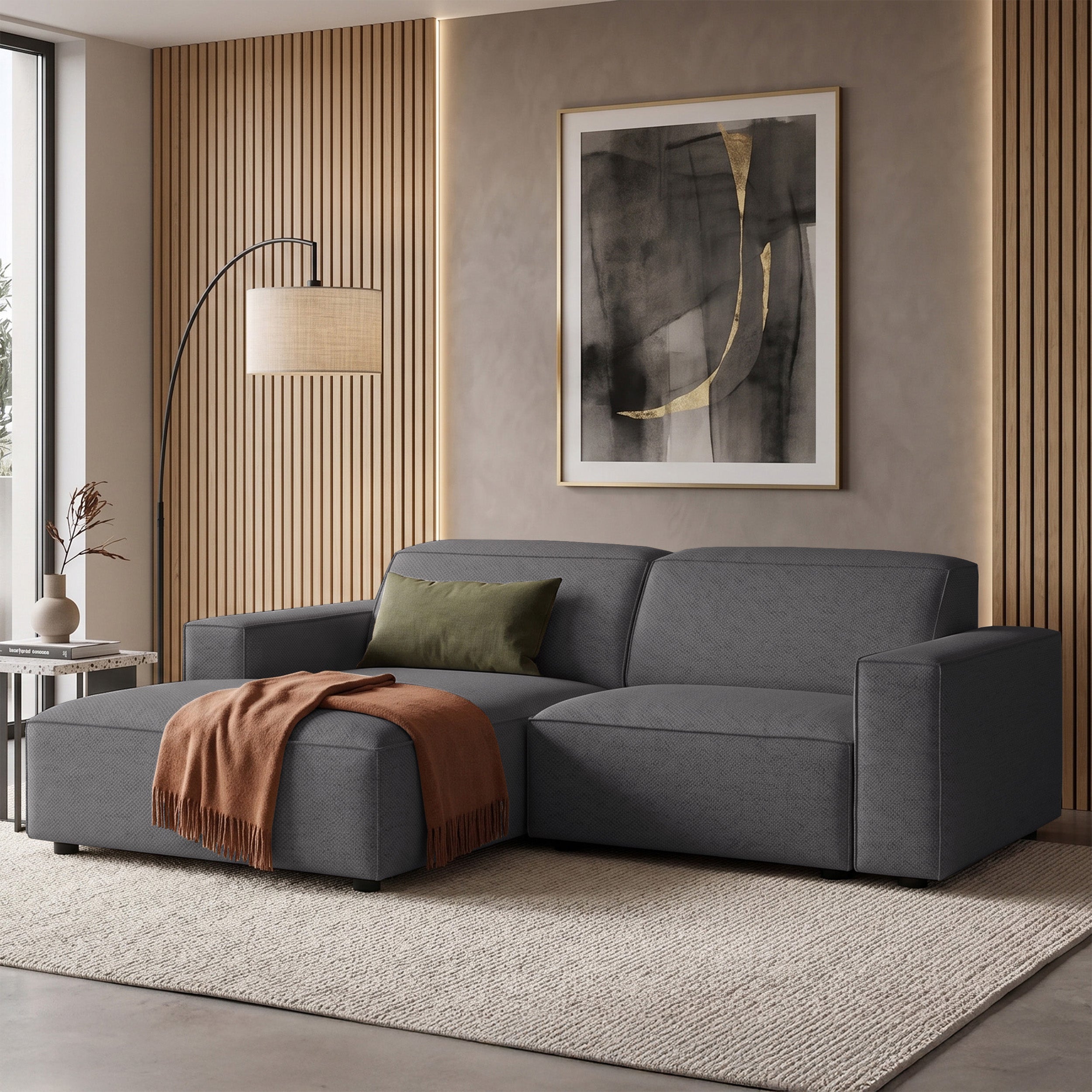 selsey-sellmo-modulares-ecksofa-l-f-rmig-klein-linksseitig-dunkelgrauer-chenille image 2