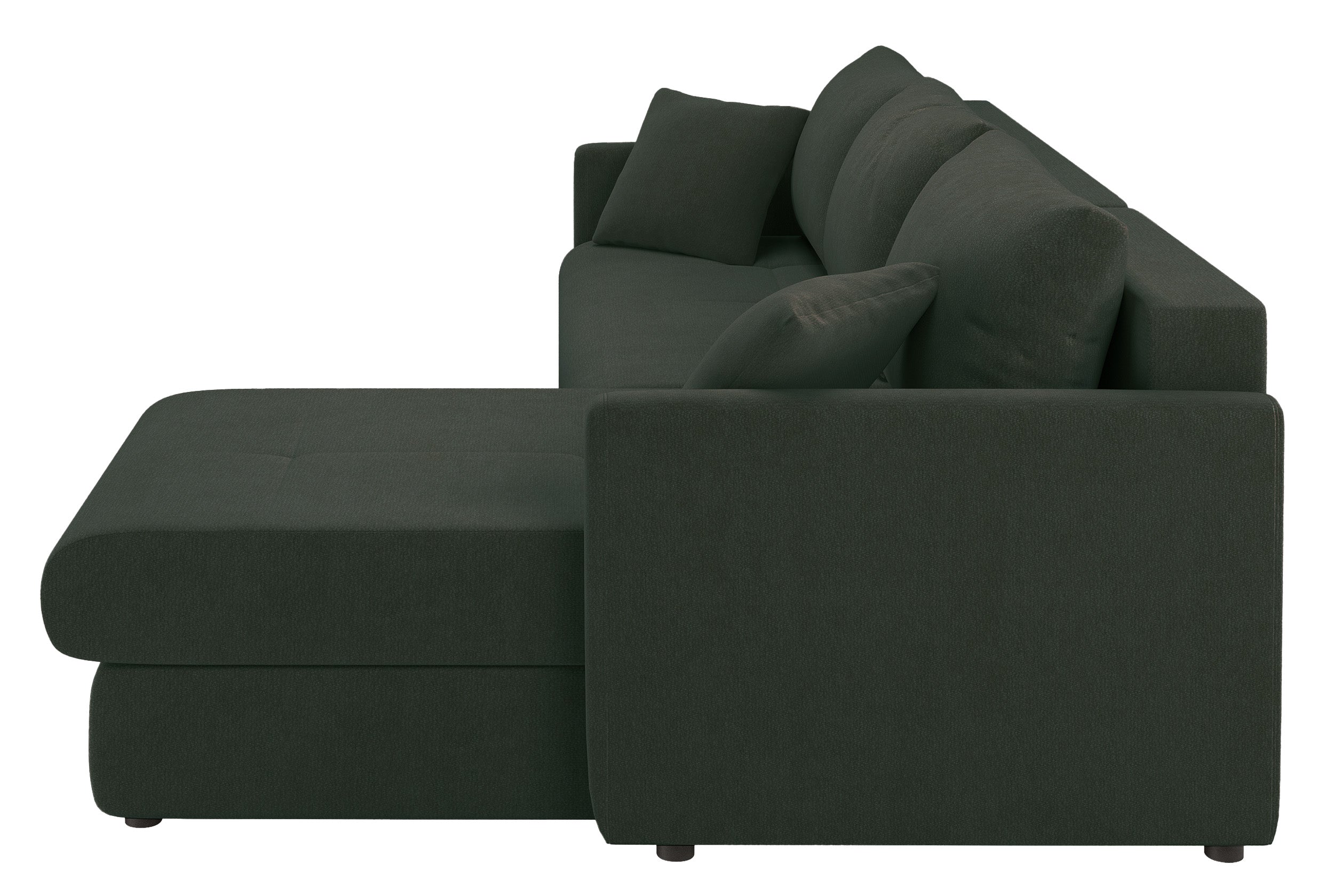 selsey-lorro-eckcouch-l-form-universell-mit-schlaffunktion-dunkelgr-ner-chenille image 8
