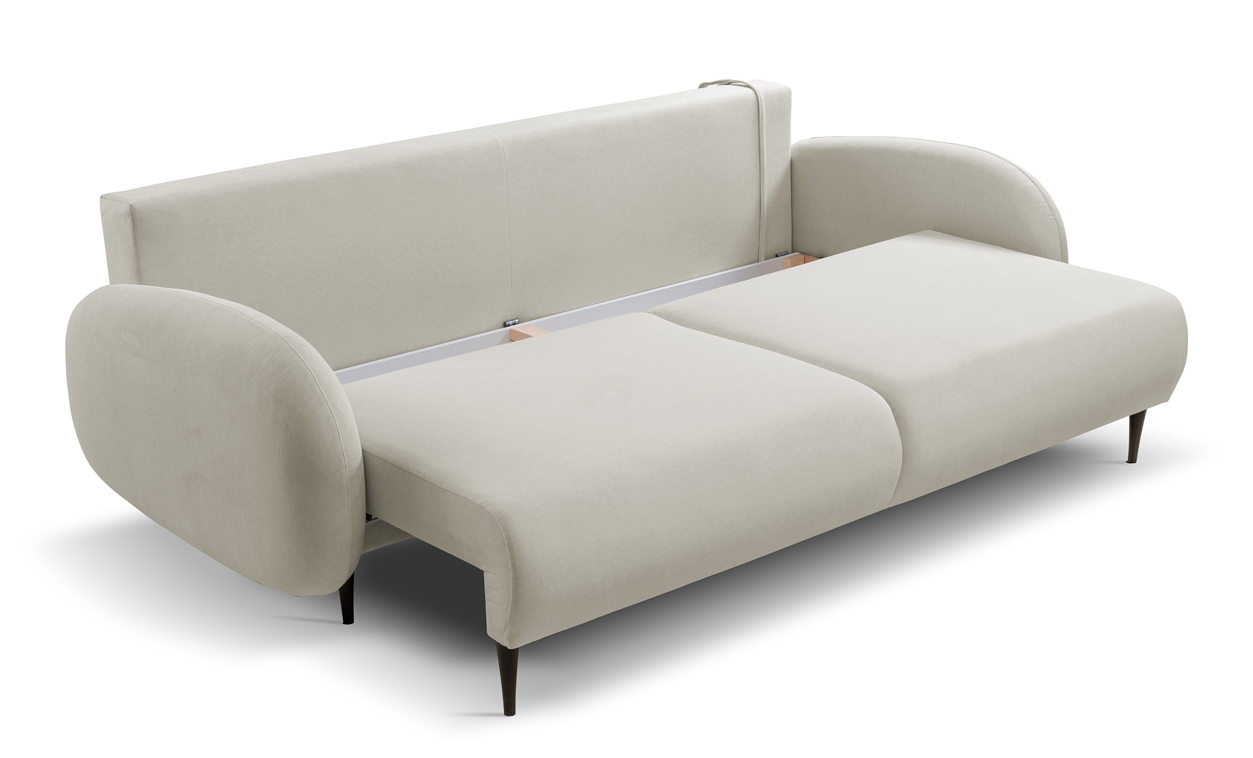 selsey-bafra-ausziehbares-sofa-mit-schlaffunktion-und-bettkasten-hellbeiger-samt image 6