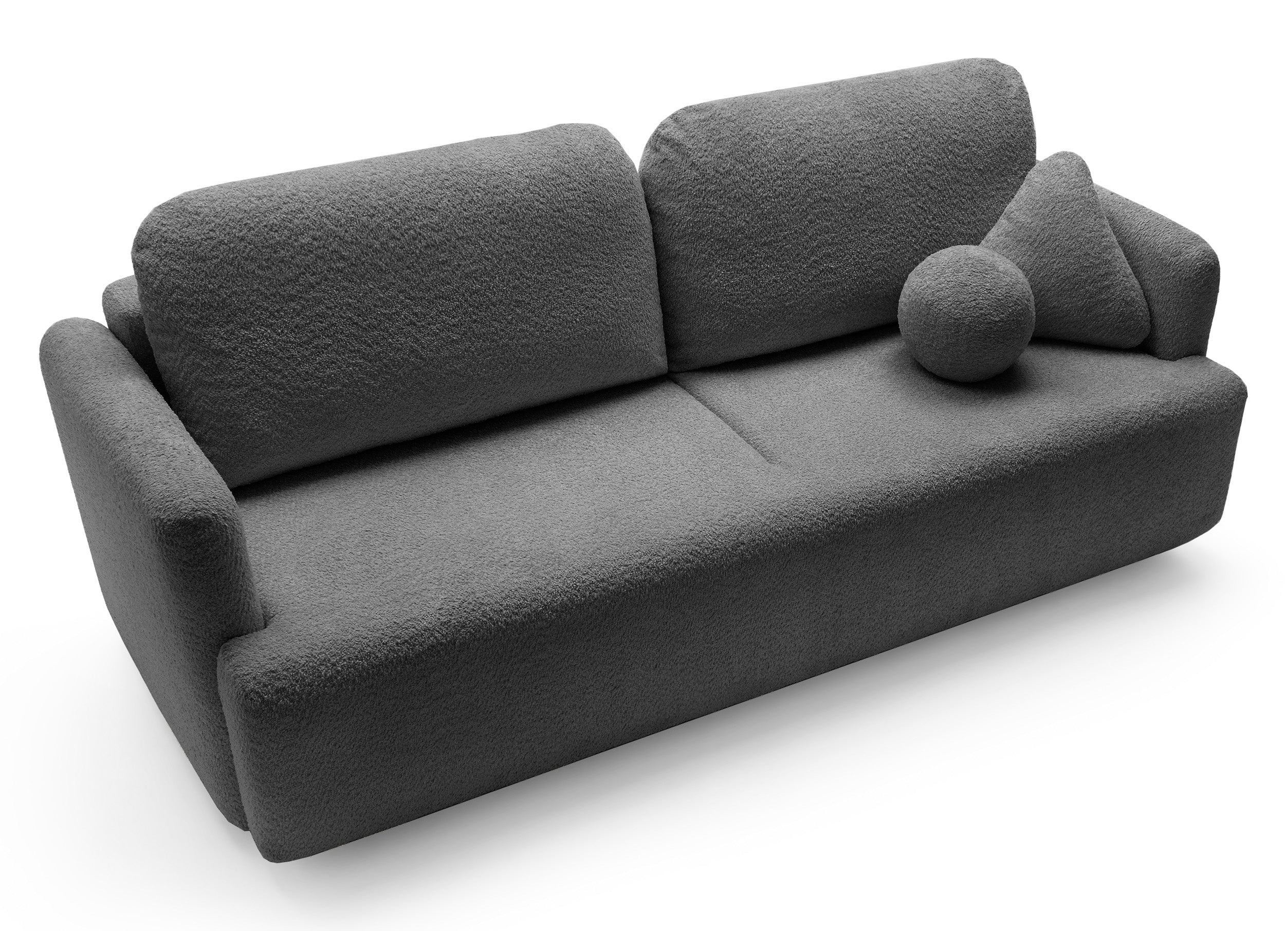 selsey-lambina-dreisitziges-schlafsofa-mit-stauraum-dunkelgrau-boucl image 4