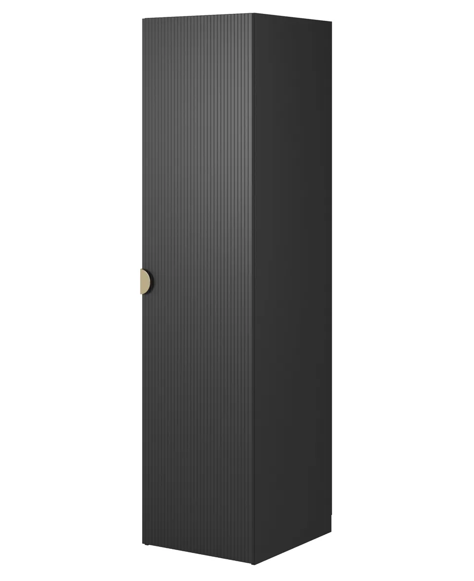 selsey-moonir-kleiderschrank-1-t-rig-50-cm-mit-kleiderstange-schwarz image 1