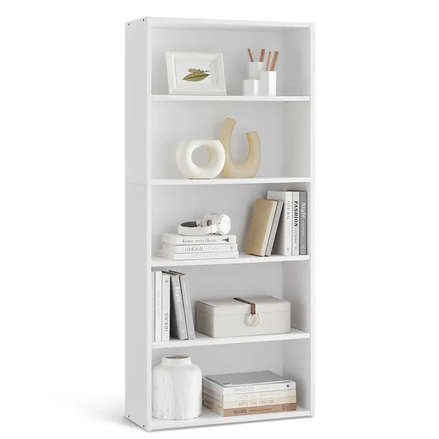 vasagle-b-cherregal-mit-verstellbaren-b-den-f-r-wohnzimmer image 1