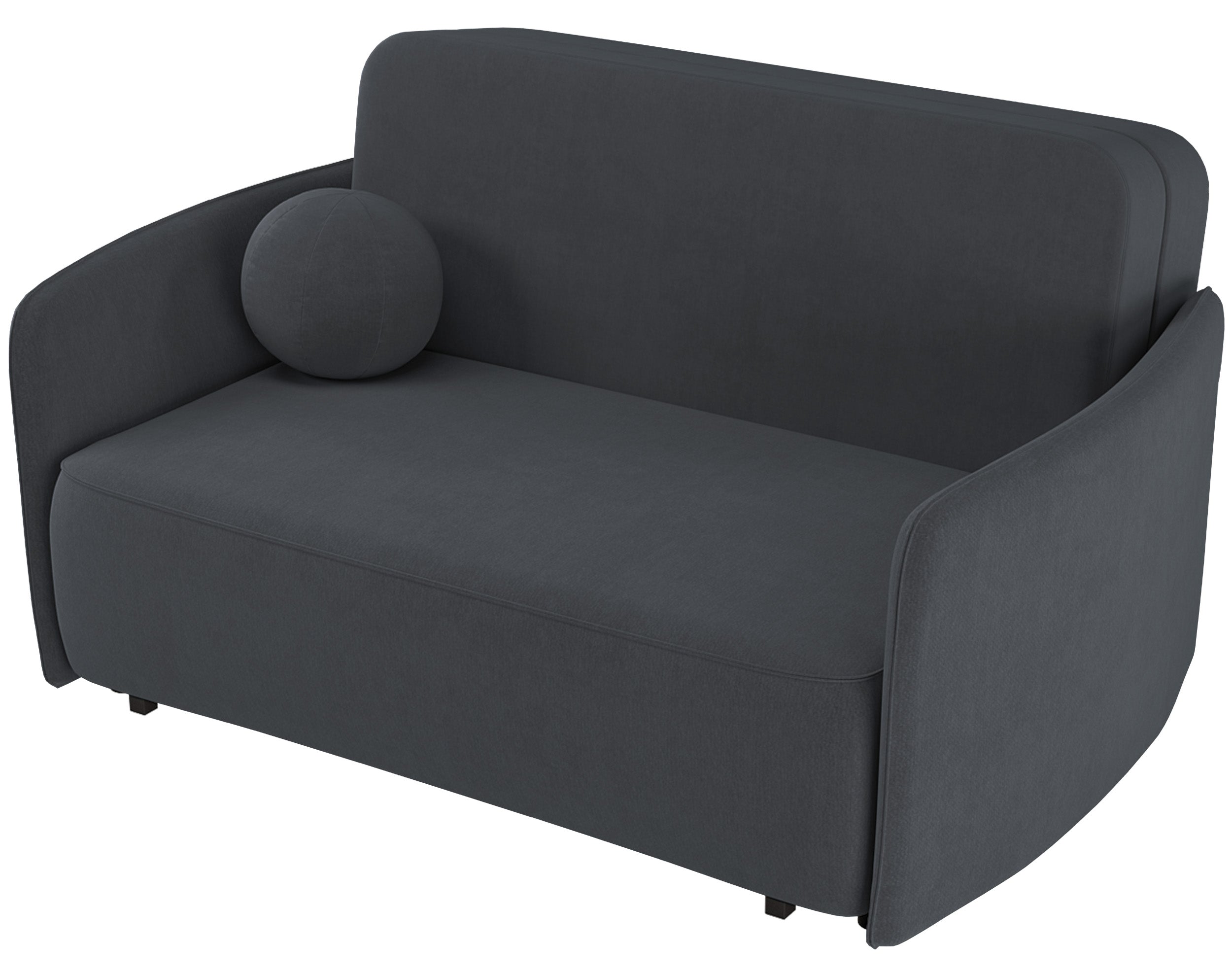 selsey-paxi-zweisitziges-schlafsofa-165-cm-mit-stauraum-dunkelgrauer-chenillebez image 5