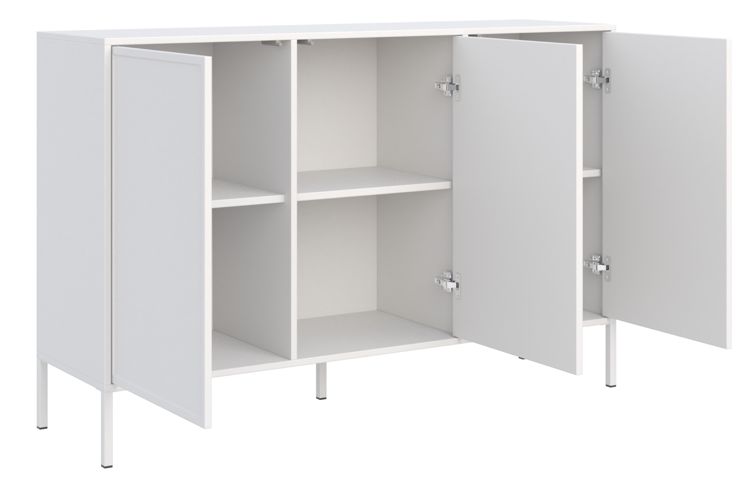 selsey-velveto-dreht-r-kommode-150-cm-wei image 3