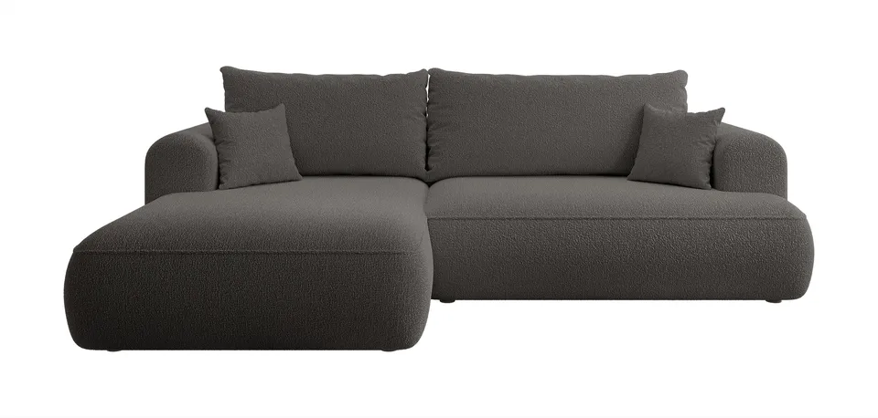 selsey-ovo-ecksofa-mit-schlaffunktion-l-form-links-dunkelgrau-boucl-mit-stauraum image 1