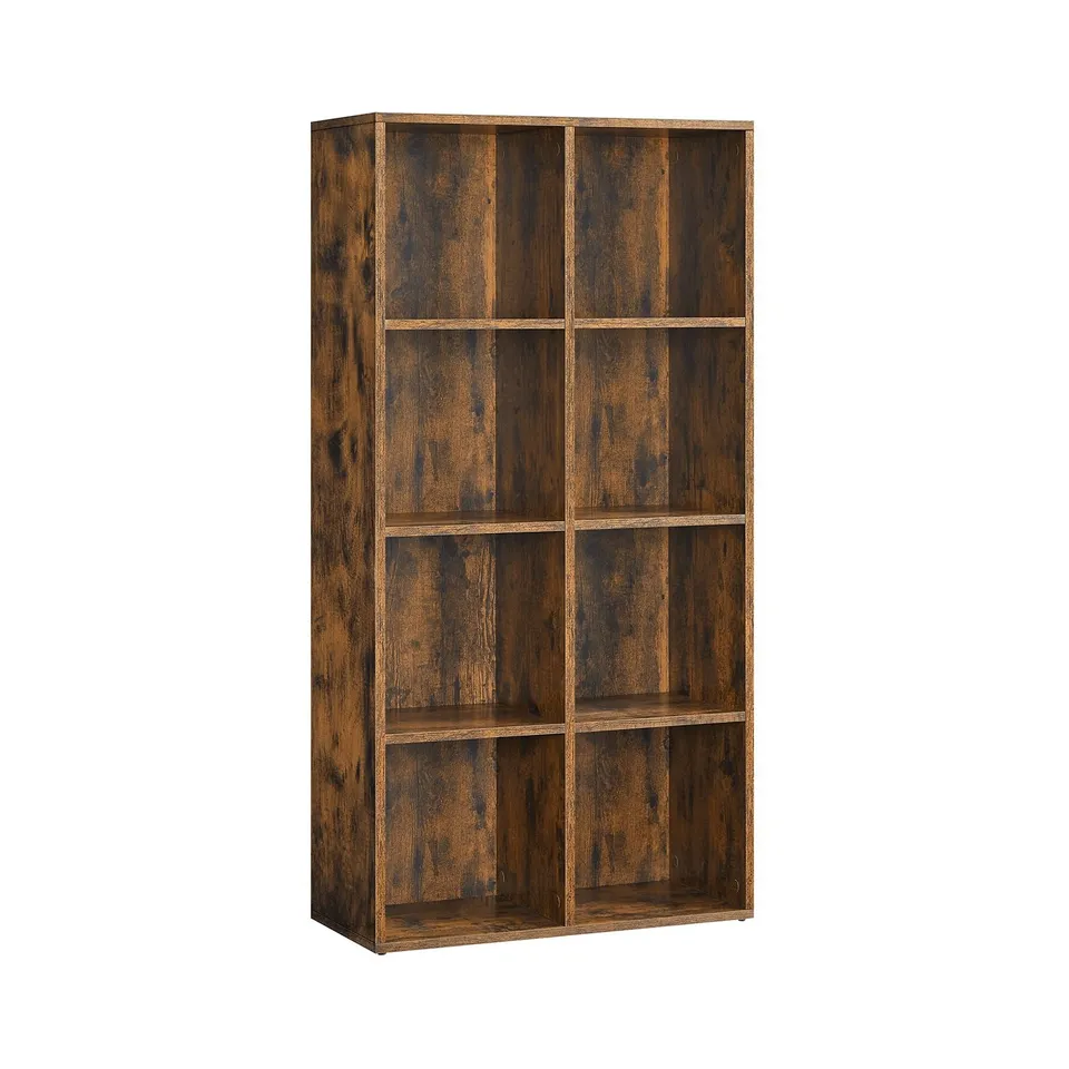 vasagle-b-cherregal-mit-8-f-chern-30-x-65-5-x-129-5-cm-wei image 1