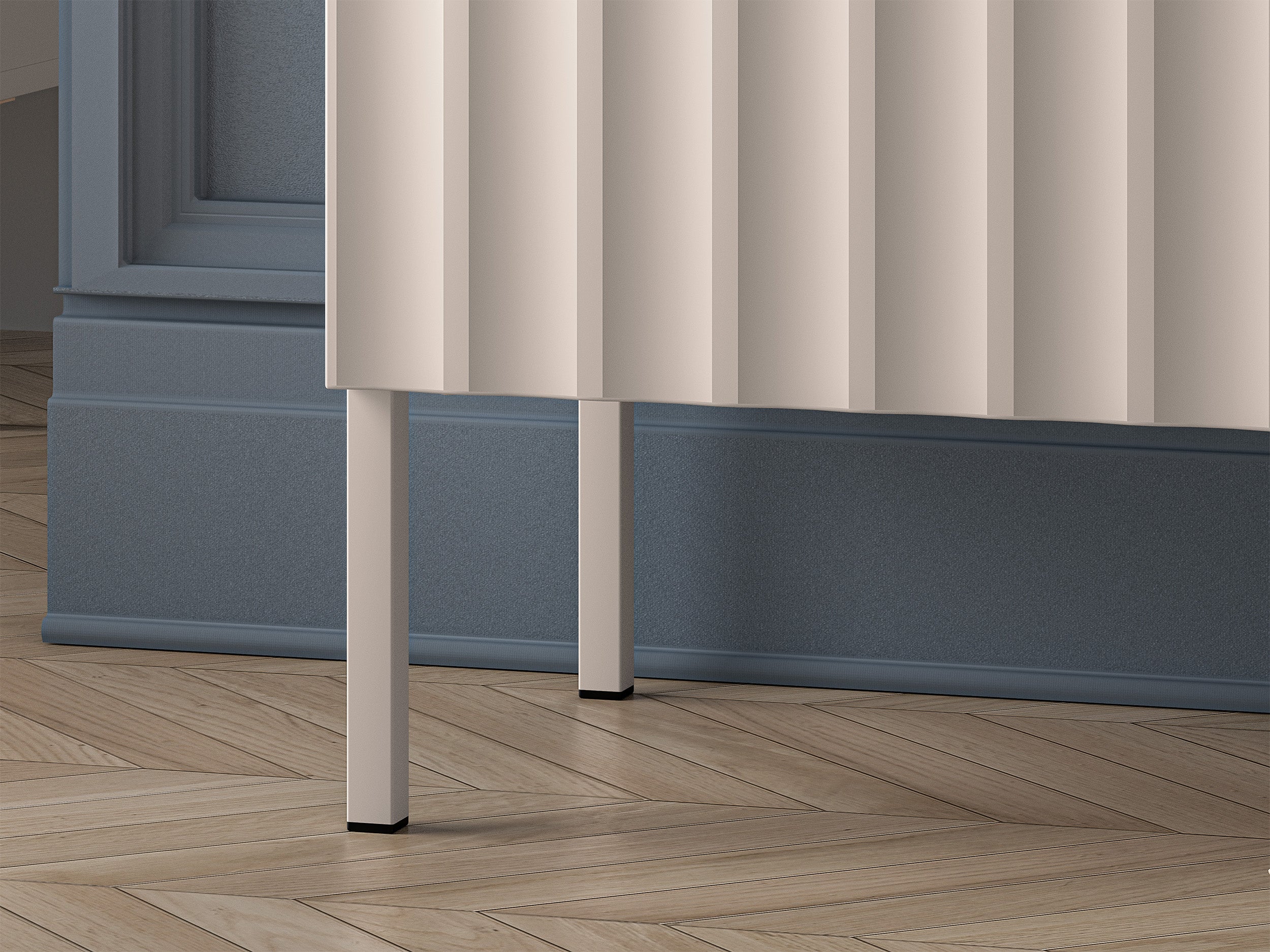 selsey-derriva-nachttisch-beige-mit-rillenfront image 4