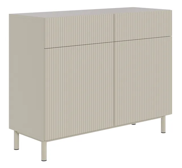 selsey-veldio-new-zweit-rige-kommode-100-cm-mit-gefr-ster-front-und-zwei-schubla image 1