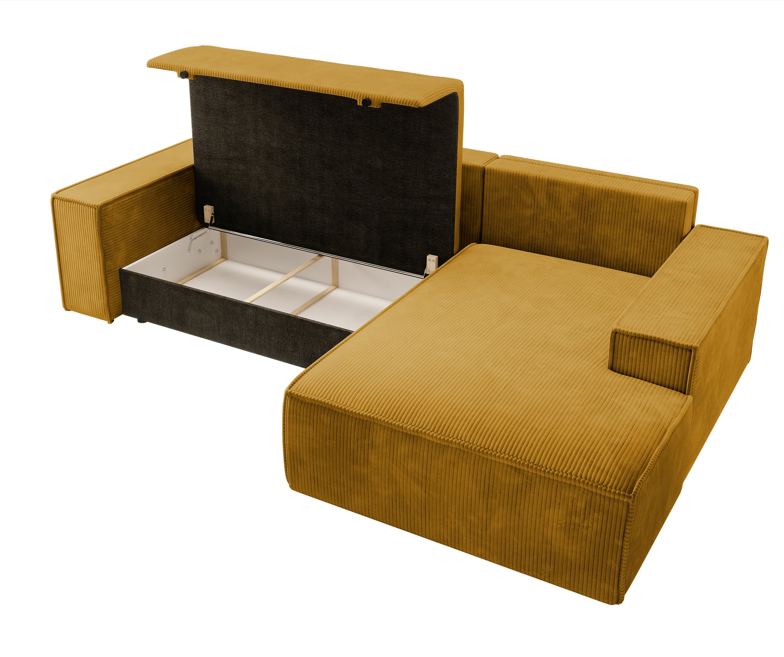 selsey-farese-new-ecksofa-l-f-rmig-rechts-mit-schlaffunktion-senfgelber-cord image 5