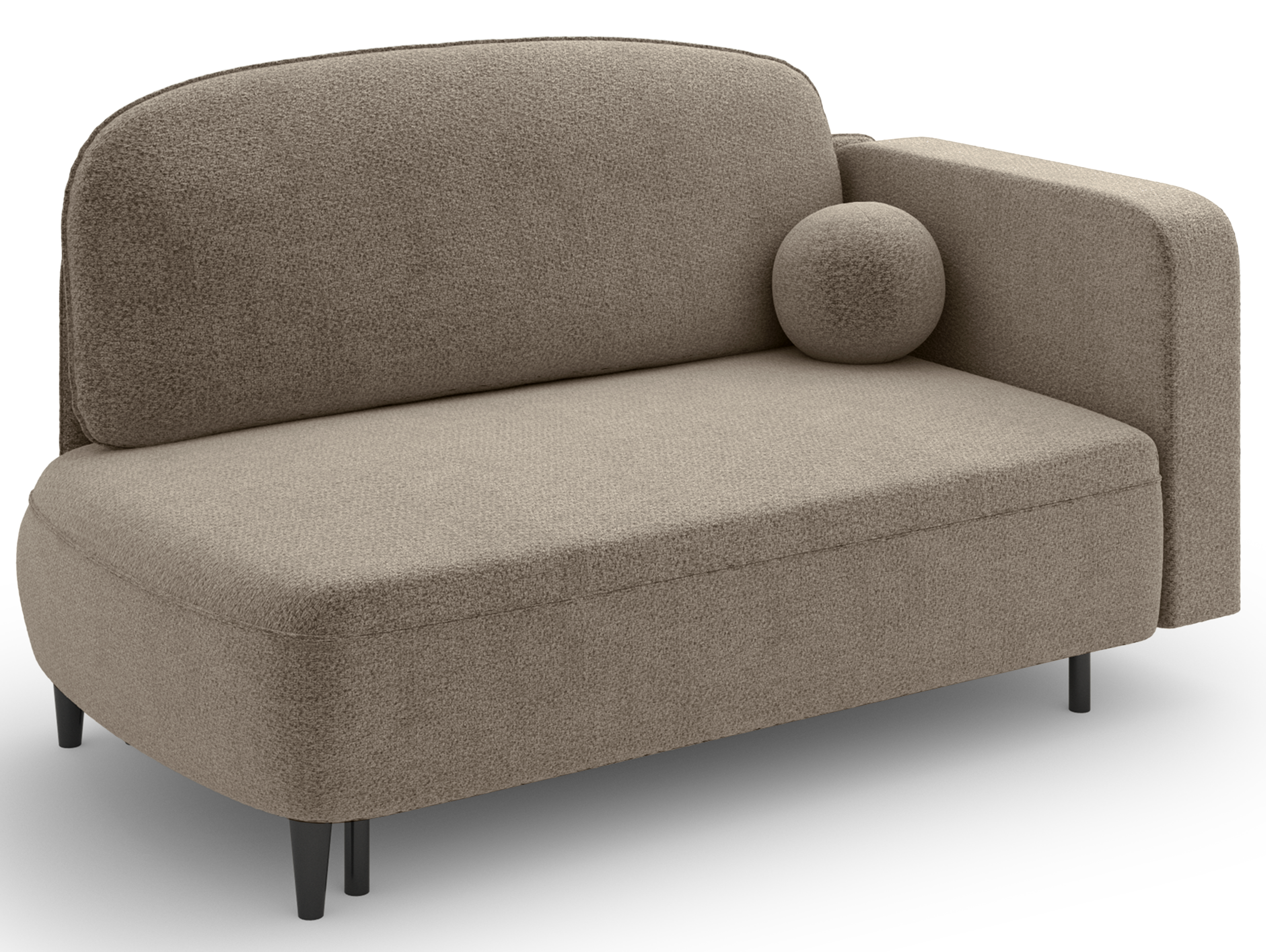 selsey-pinkio-ausziehbare-liege-links-mit-stauraum-dunkelbeige-chenille image 3