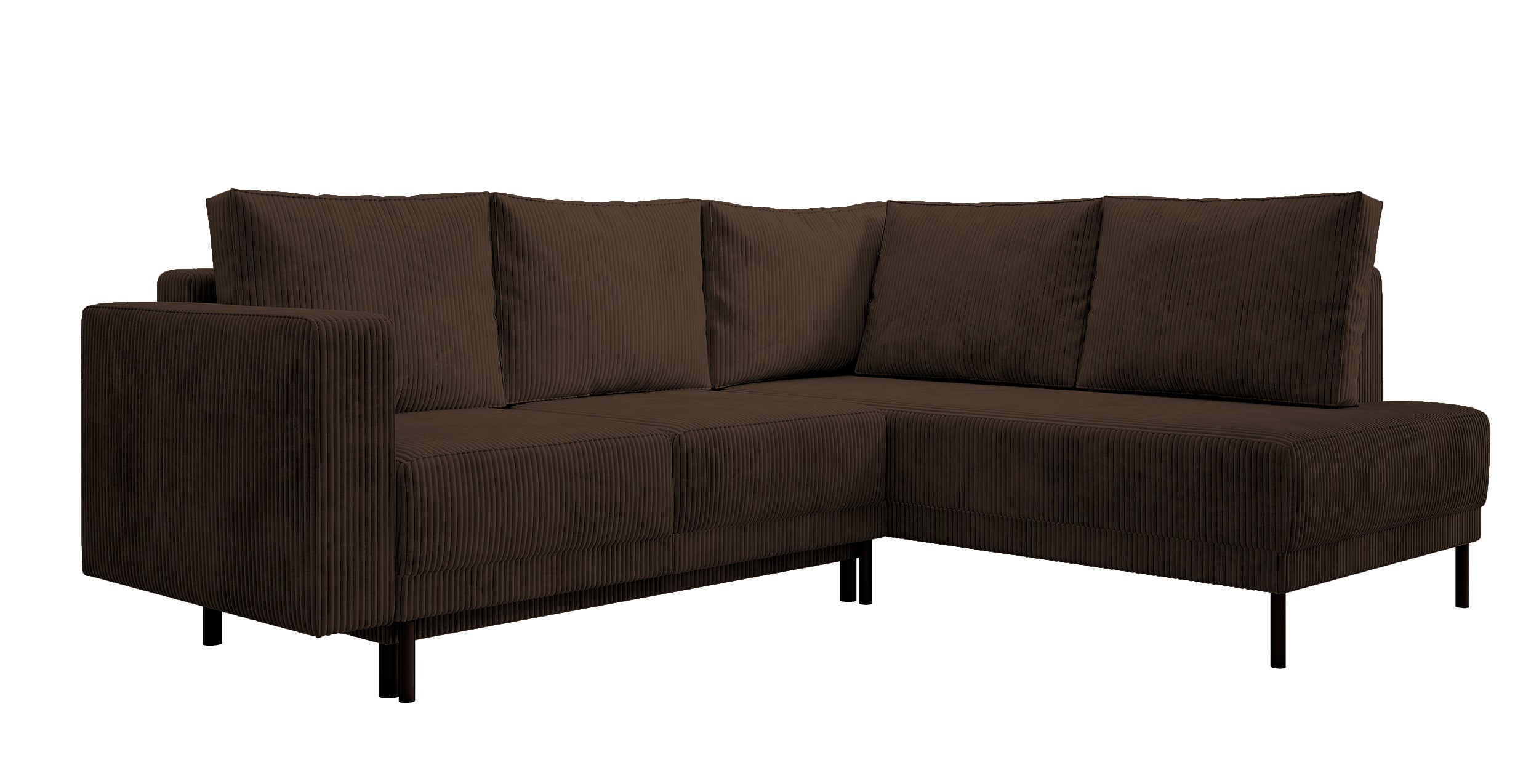 selsey-rodario-ecksofa-rechtsseitig-mit-schlaffunktion-und-bettkasten-dunkelbrau image 4