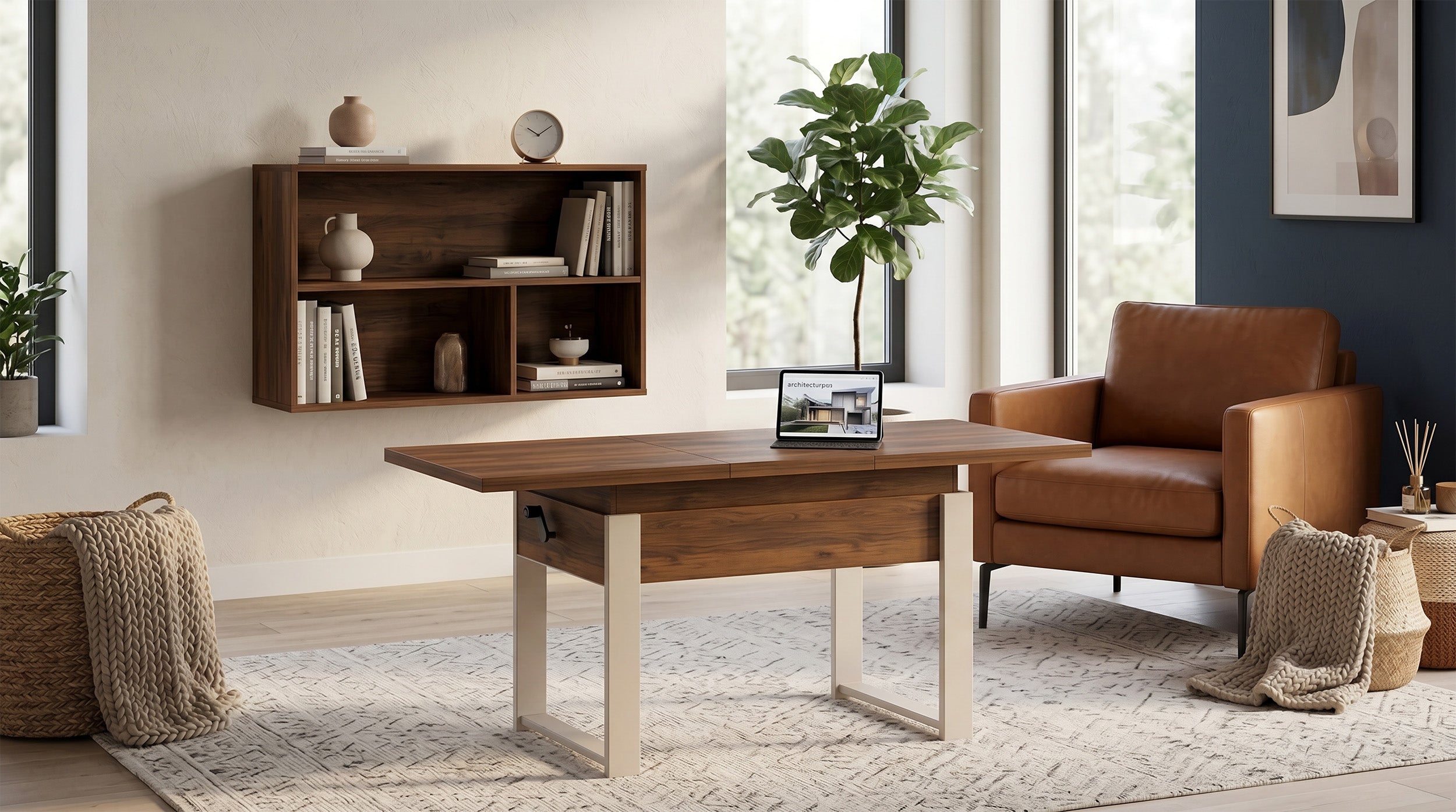 selsey-hugo-ausziehbarer-couchtisch-120-157-x67-cm-warmia-nussbaum-kaschmir image 5