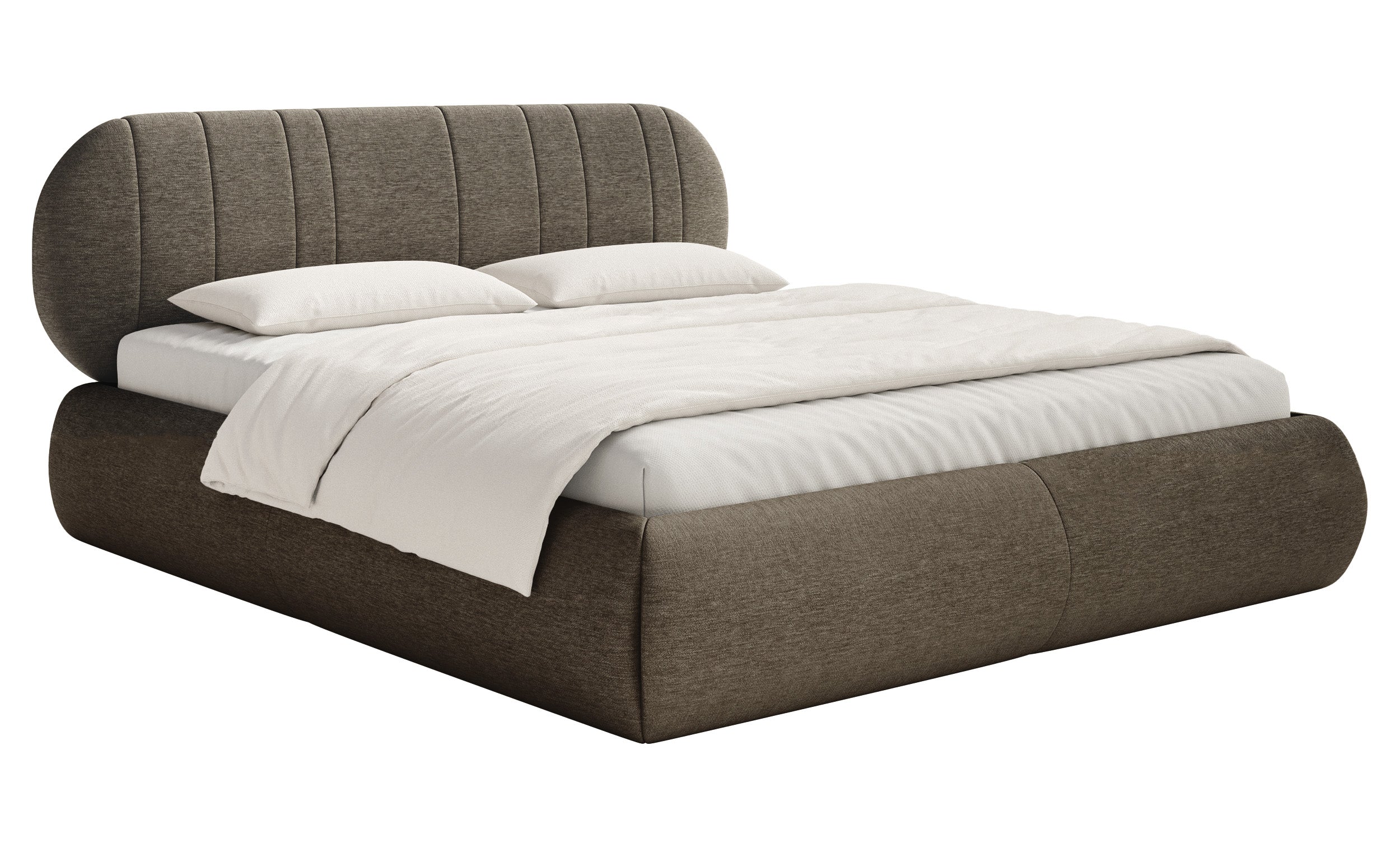 selsey-asmelio-polsterbett-140x200-cm-mit-stauraum-metallrahmen-braunes-geflecht image 1