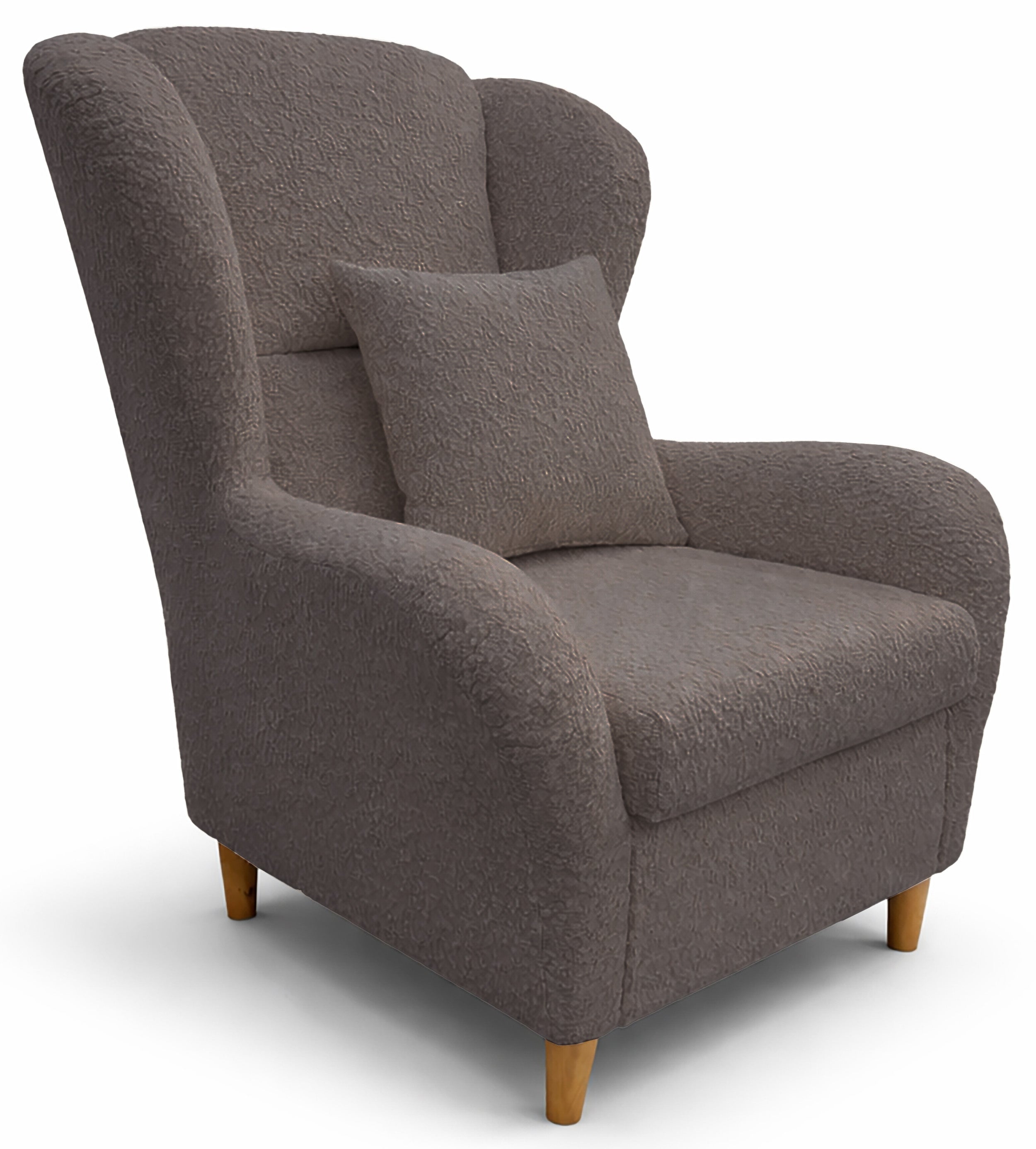 selsey-teddlo-ohrensessel-graubraun-chenille-buchenholzbeine image 1