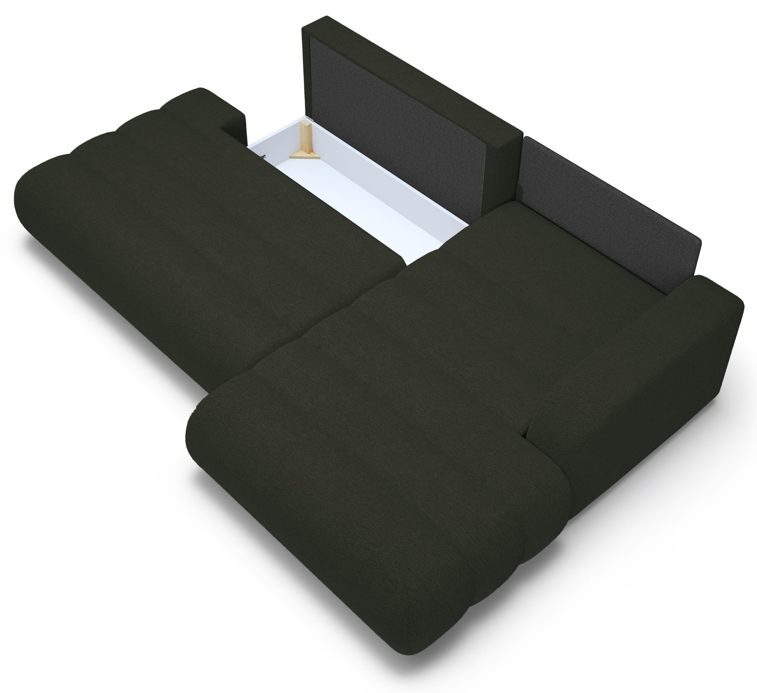 selsey-arione-ecksofa-mit-schlaffunktion-l-rechts-gr-ner-chenille-mit-stauraum image 4