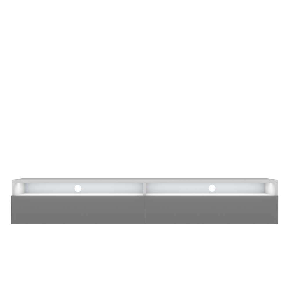 selsey-rednaw-tv-schrank-180-cm-wei-matt-grau-hochglanz-mit-beleuchtung image 1
