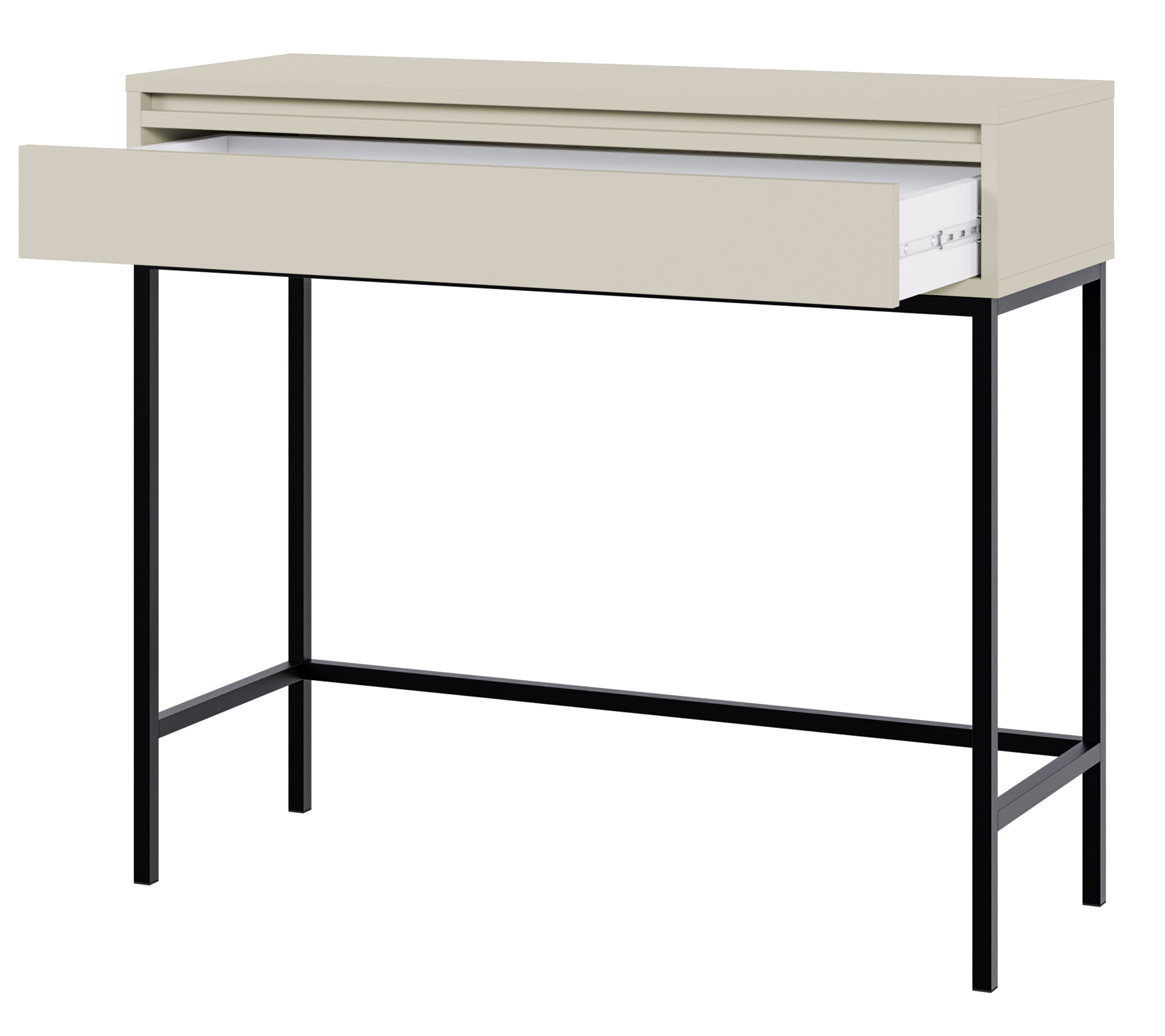 selsey-evo-konsole-90-cm-kaschmir-mit-schublade-und-gestell image 3