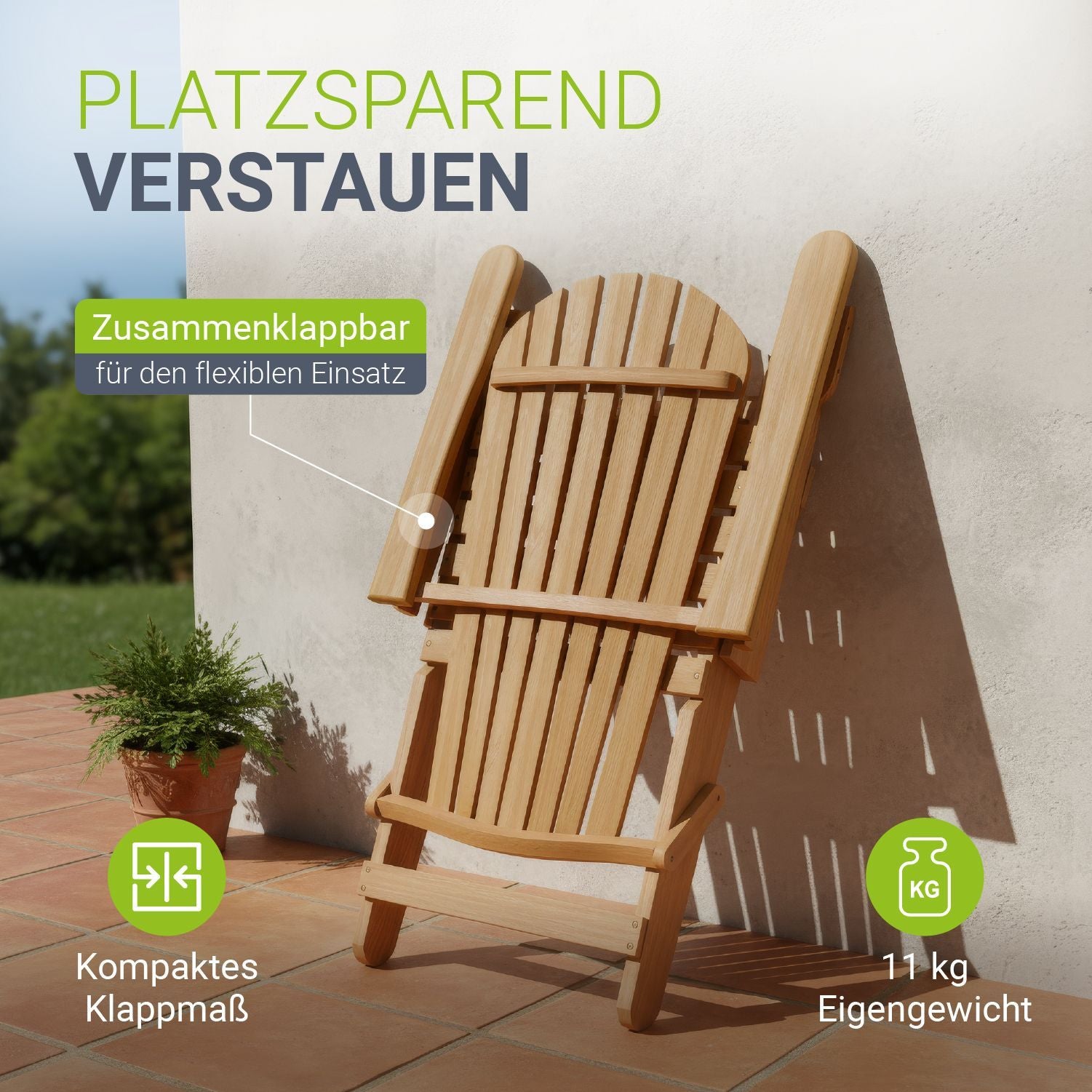 juskys-korfu-gartenliegestuhl-klappbar-akazienholz-85x69x94-cm image 3