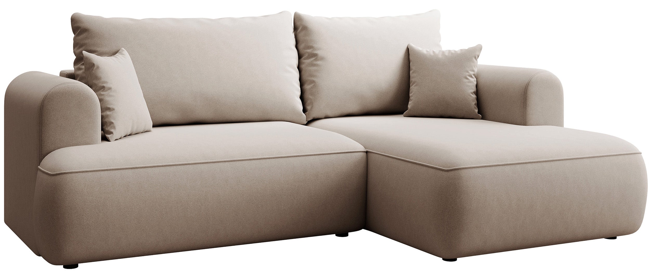 selsey-ovo-mini-ecksofa-rechts-l-form-mit-schlaffunktion-beige-velours image 5