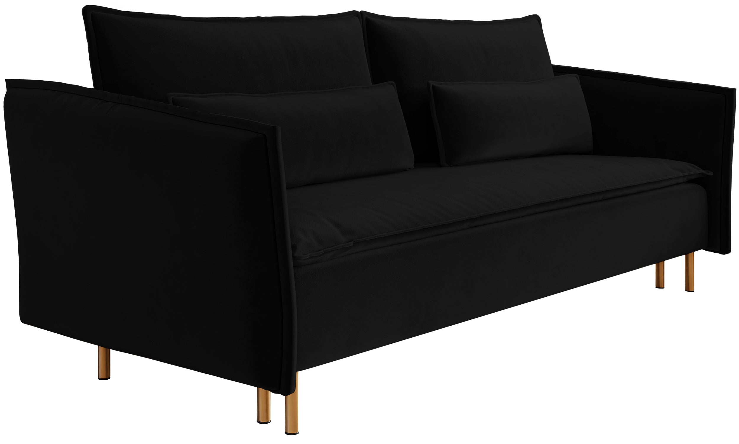 selsey-drei-sitzer-schlafsofa-ummo-mit-stauraum-schwarzer-hydrophober-samt-golde image 5