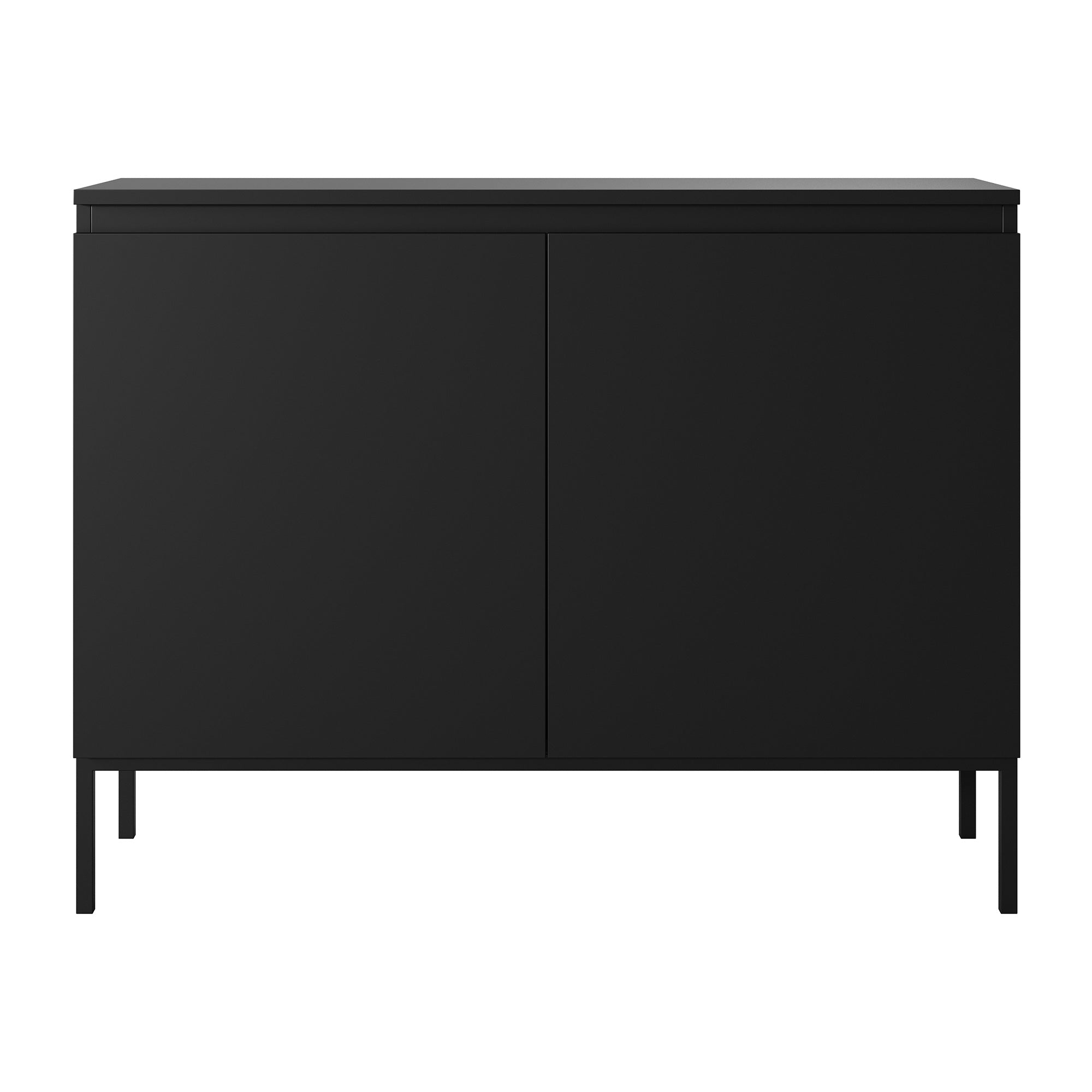 selsey-bemmi-kommode-100-cm-zweit-rig-schwarz-mit-schwarzen-beinen image 3