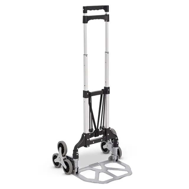 juskys-treppensackkarre-klappbar-bis-80-kg-silber-schwarz image 1