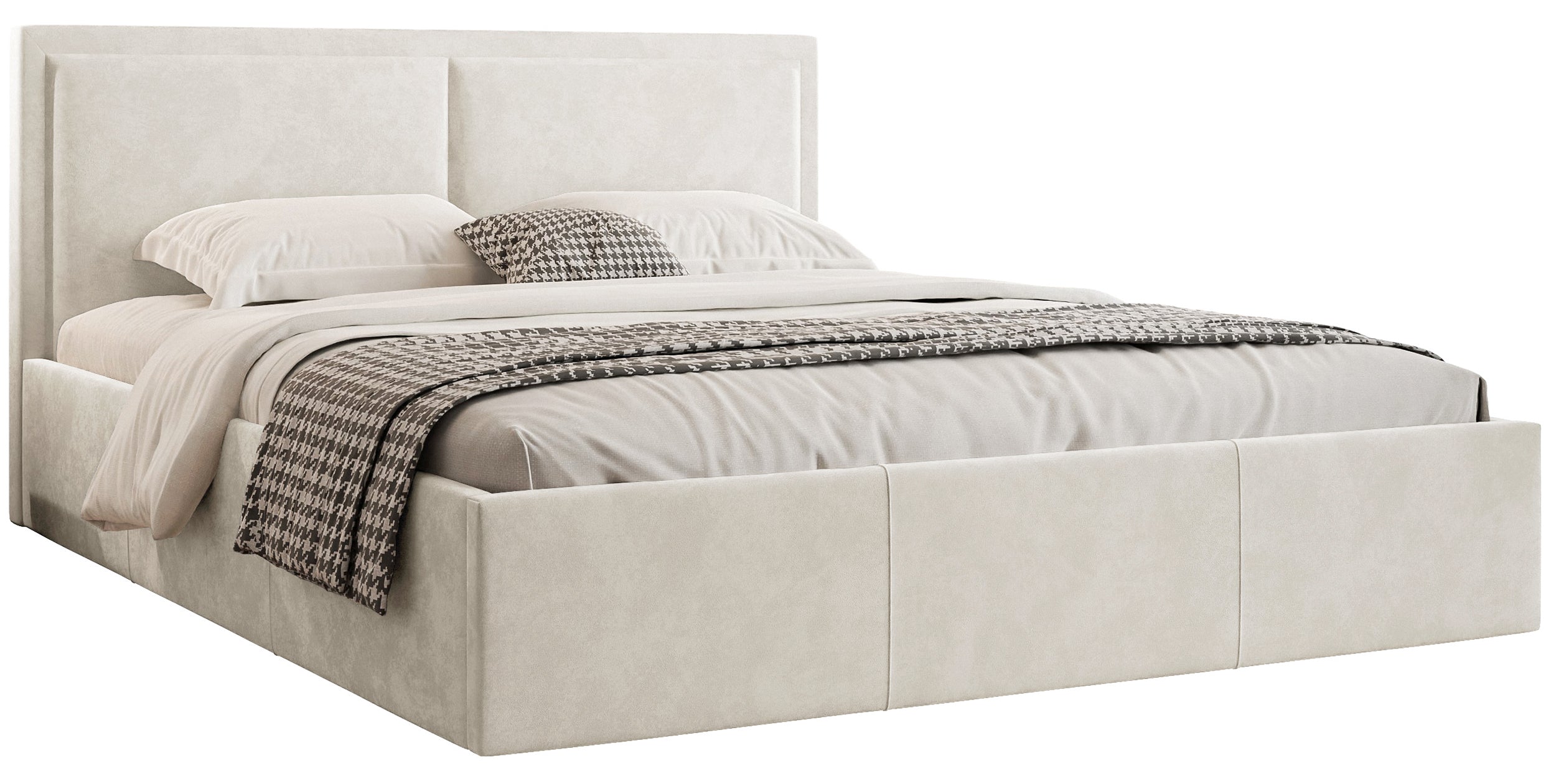 selsey-soave-ii-polsterbett-140x200-cm-mit-stauraum-cremefarbener-samt image 1