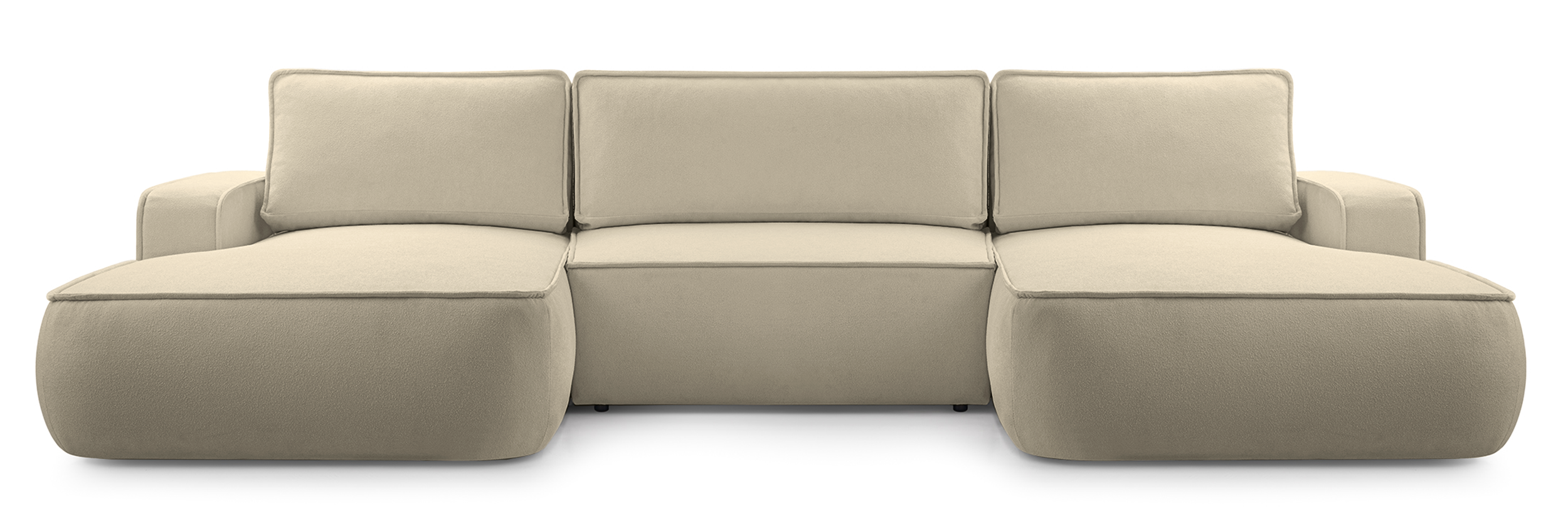 selsey-mollaro-u-eckcouch-mit-schlaffunktion-beiger-boucl-universell image 1