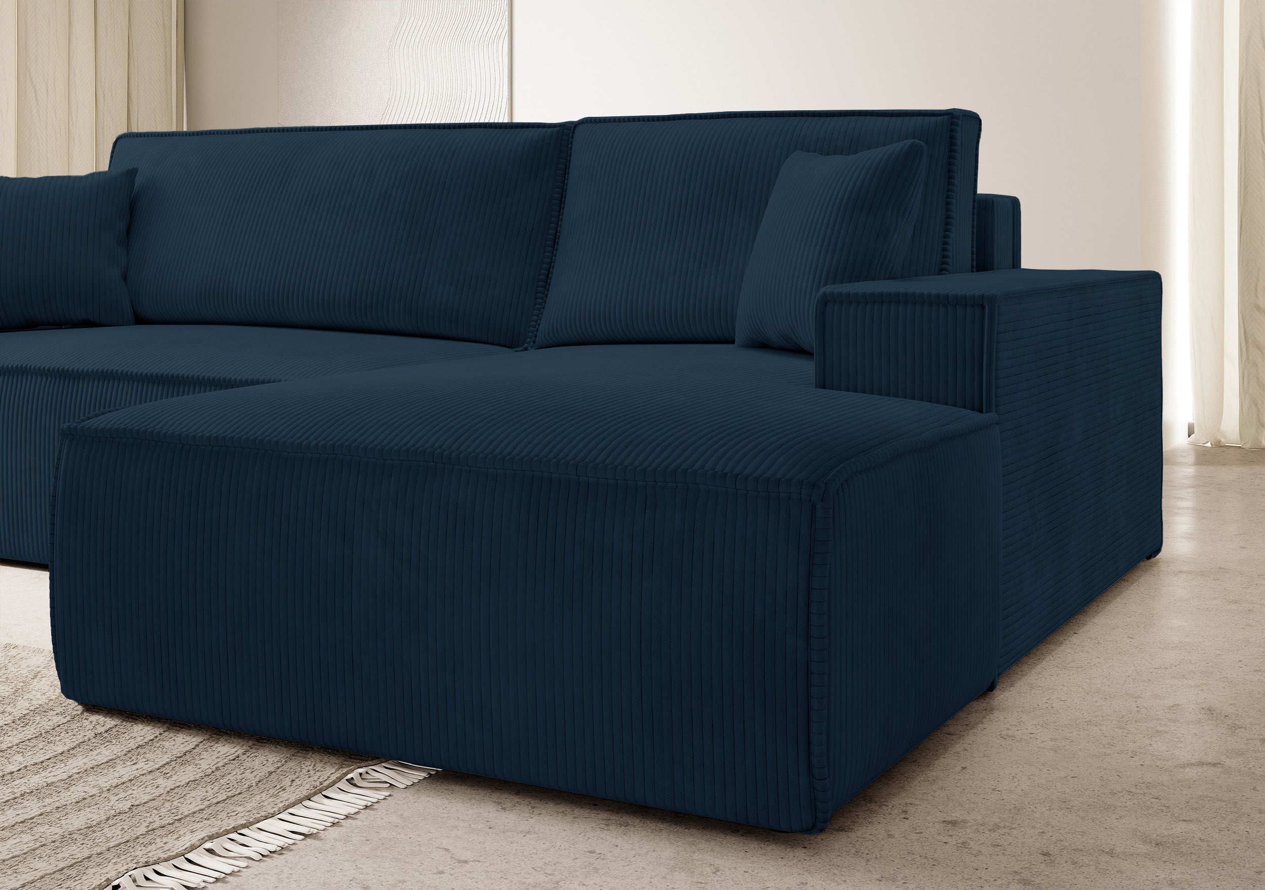 selsey-farese-new-ecksofa-mit-schlaffunktion-l-form-rechts-dunkelblauer-cord-mit image 5
