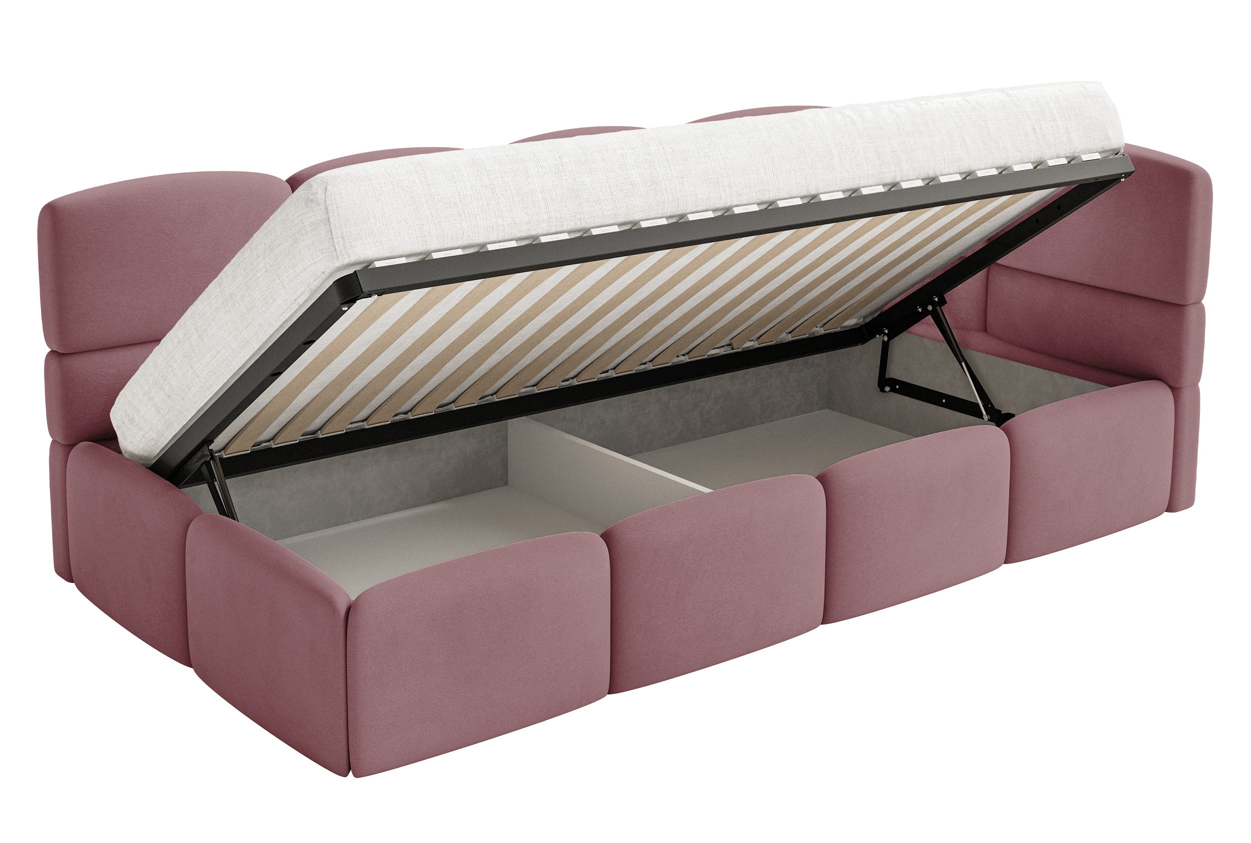 selsey-cloudy-jugendbett-90x200-cm-rechtsseitig-mit-stauraum-rosa-velours image 5