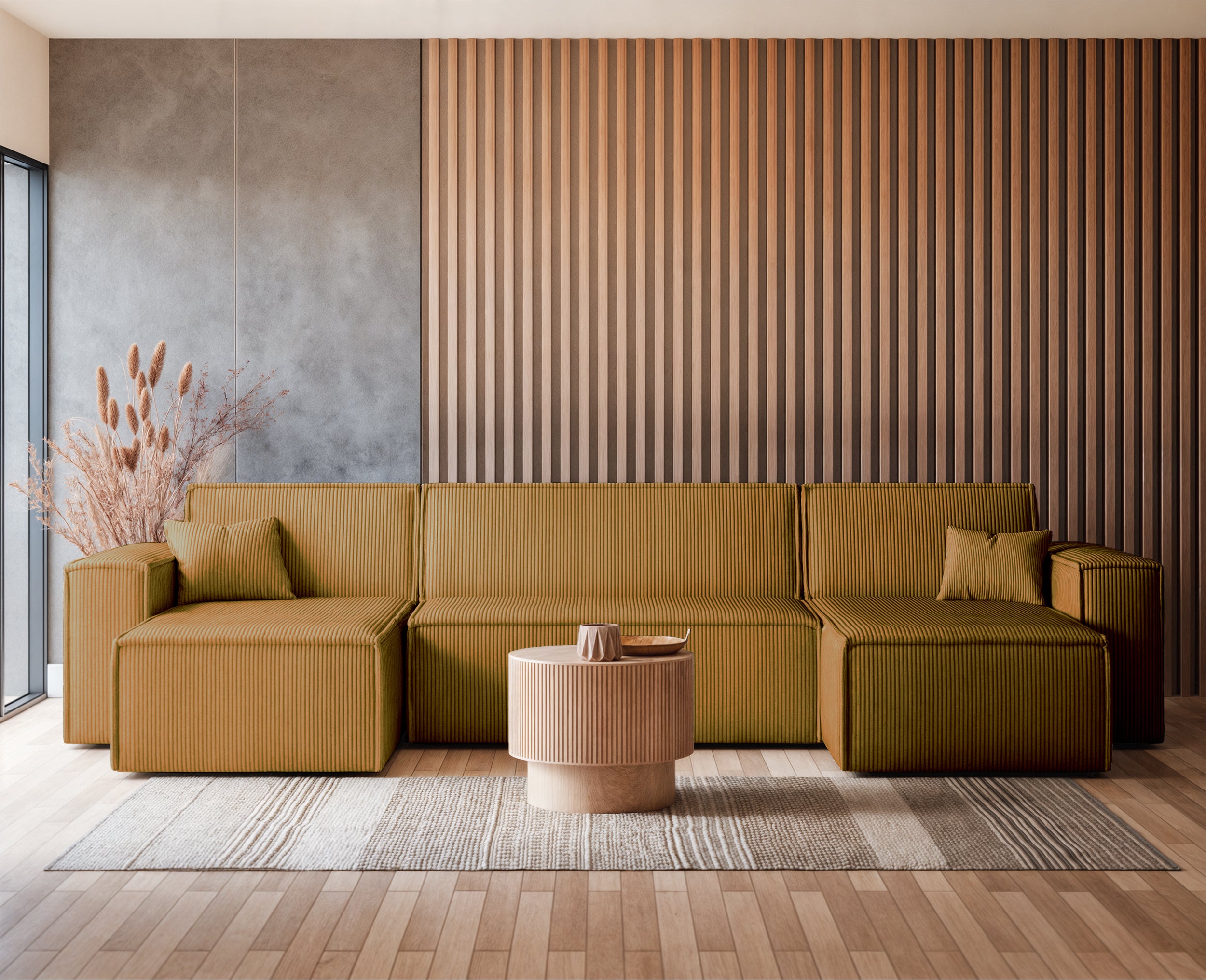 selsey-scarlo-u-f-rmiges-ecksofa-mit-schlaffunktion-senfgelb-cord image 2
