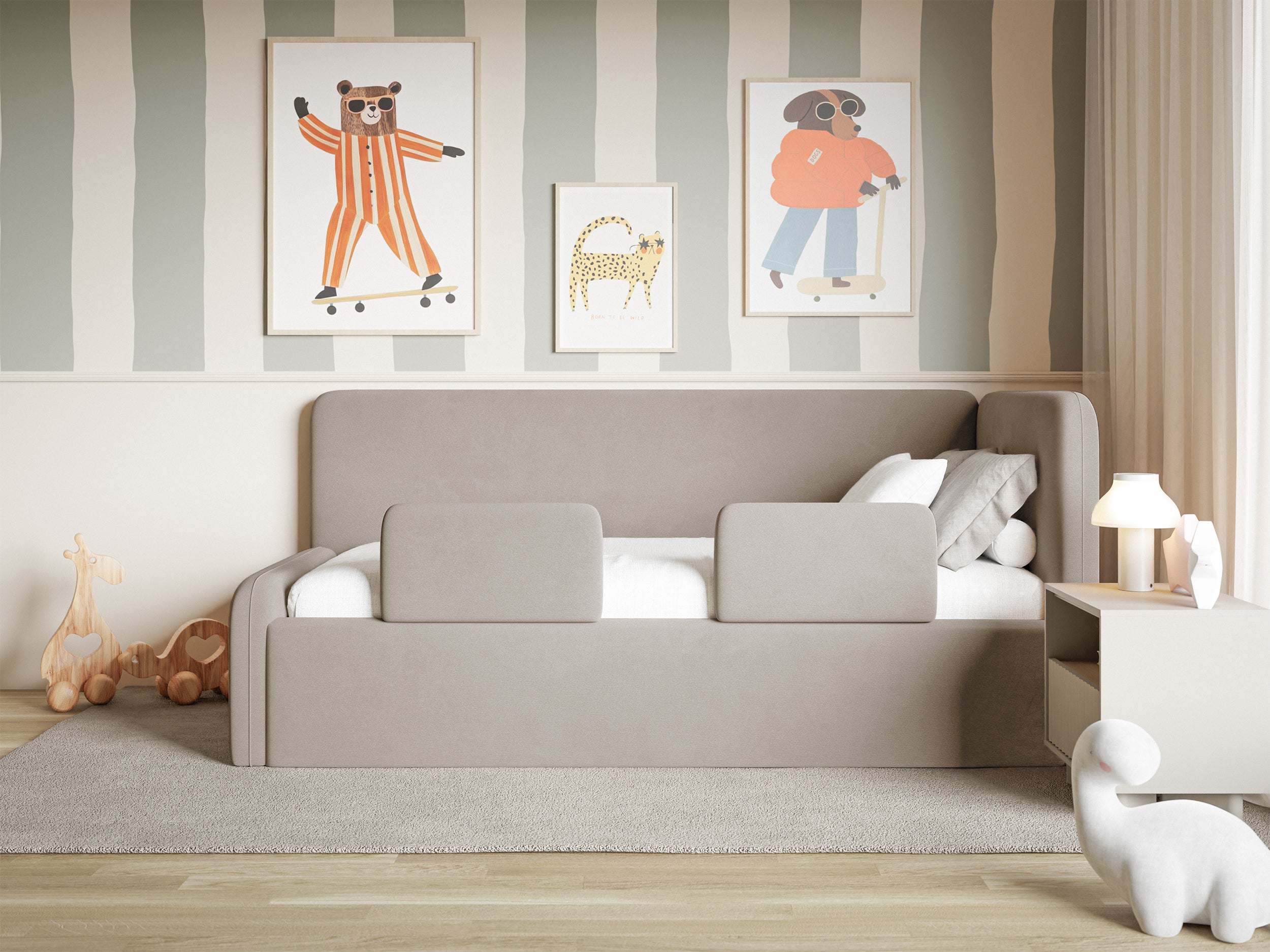 selsey-fanklo-jugendbett-120x200-cm-rechts-mit-matratze-und-stauraum-grau-beiger image 4
