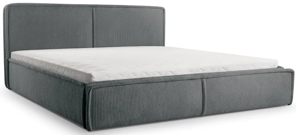 selsey-cordo-gepolstertes-bett-160x200-cm-mit-stauraum-holzlattenrost-grauer-cor image 1