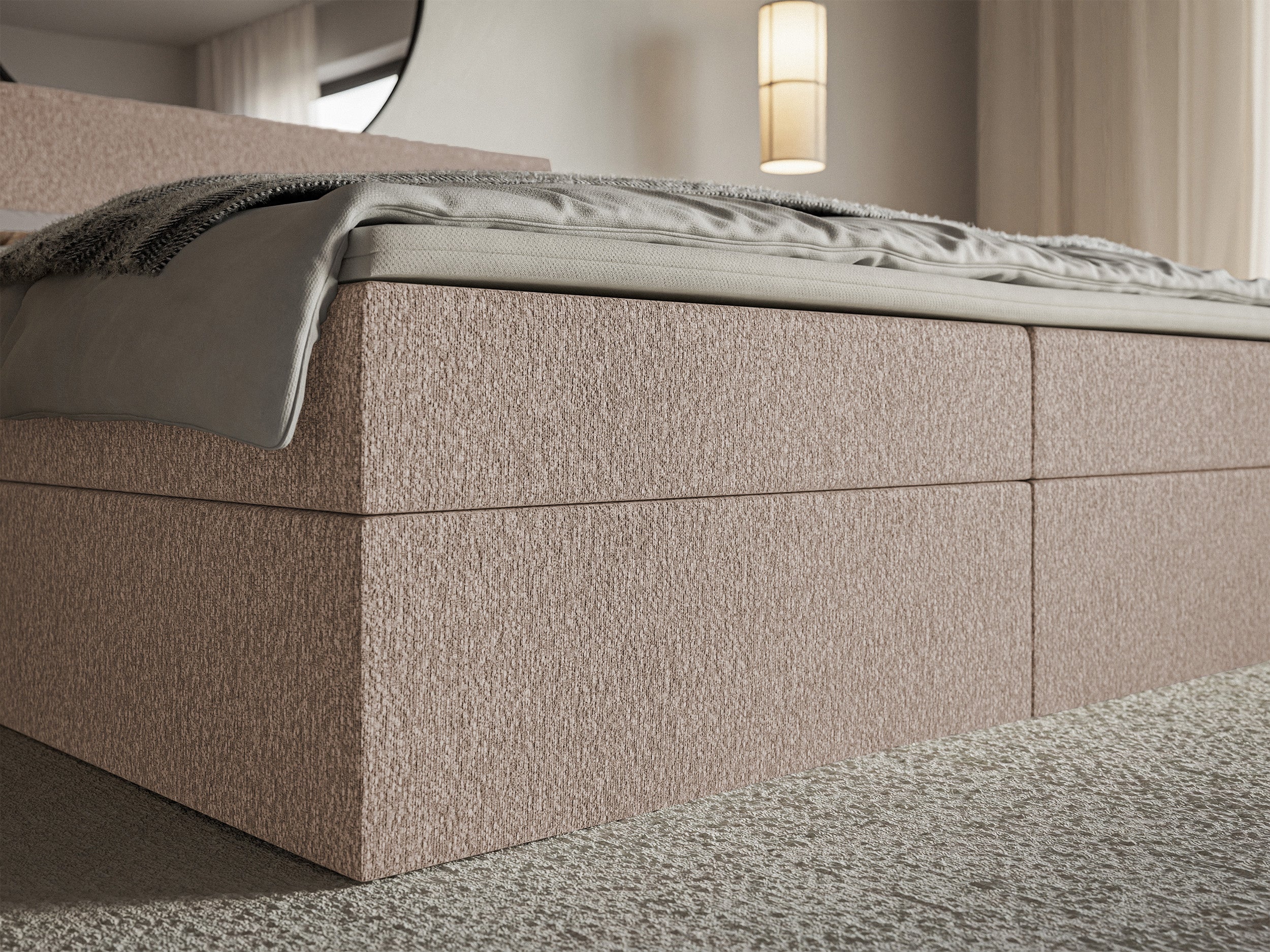 selsey-softie-kontinentalbett-140x200-cm-mit-stauraum-und-topper-in-dunkelbeige- image 5