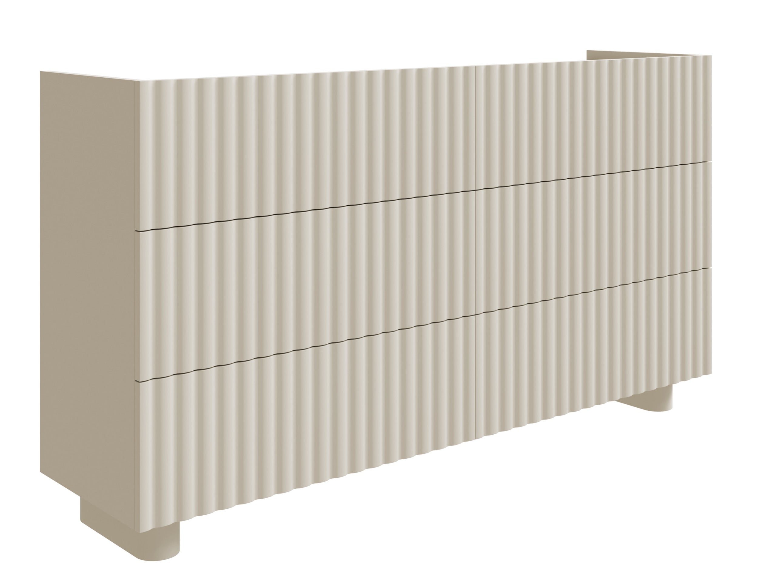 selsey-fiorra-kommode-mit-sechs-schubladen-147-cm-kaschmir-mit-rillenfront image 1