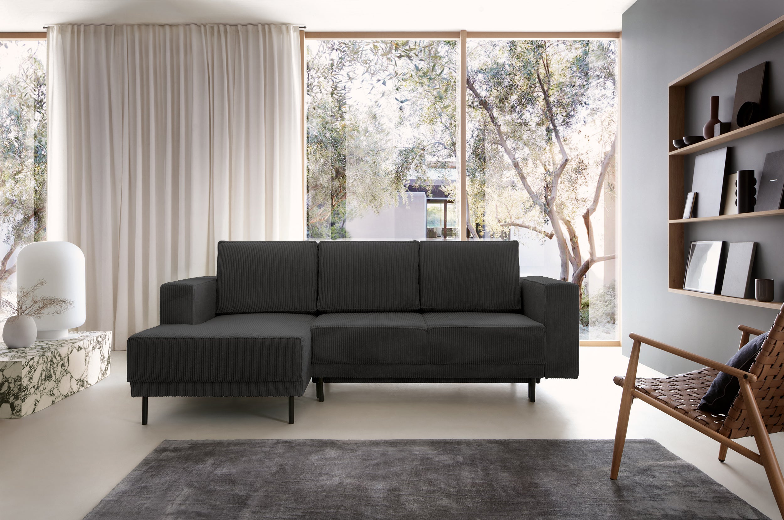 selsey-rodario-mini-ecksofa-l-links-mit-schlaffunktion-stauraum-dunkelgrauer-cor image 3