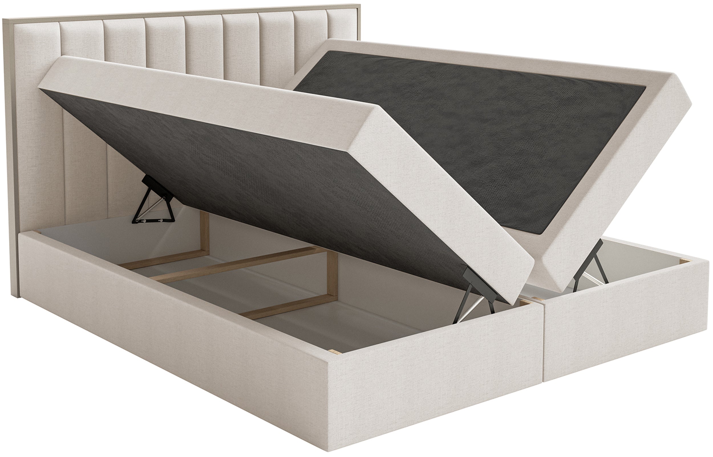 selsey-togents-kontinentalbett-140x200-cm-mit-stauraum-und-topper-hellbeiger-che image 6