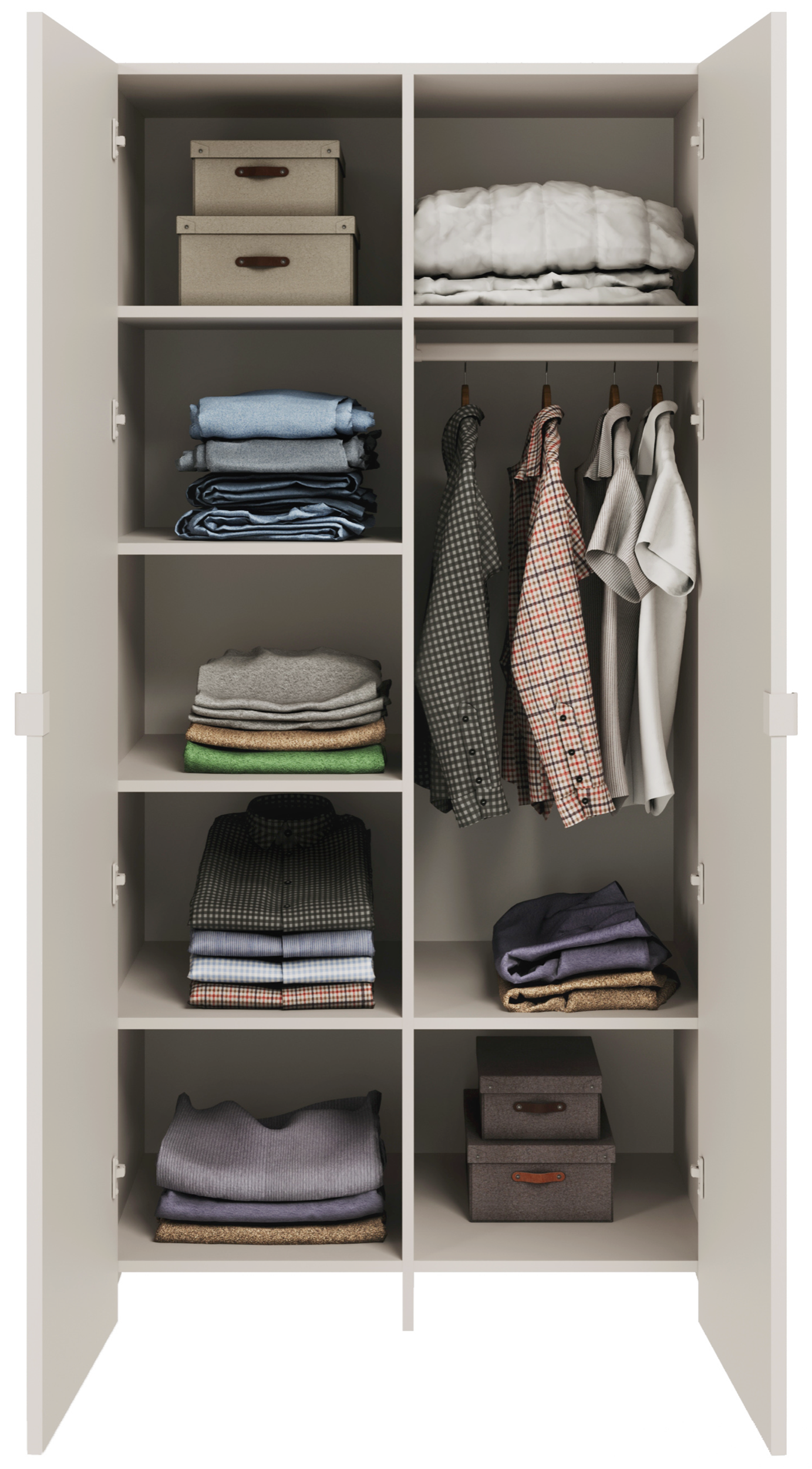 selsey-arkadia-2-t-riger-kleiderschrank-100-cm-kaschmir-mit-spiegel-und-fr-sfron image 3